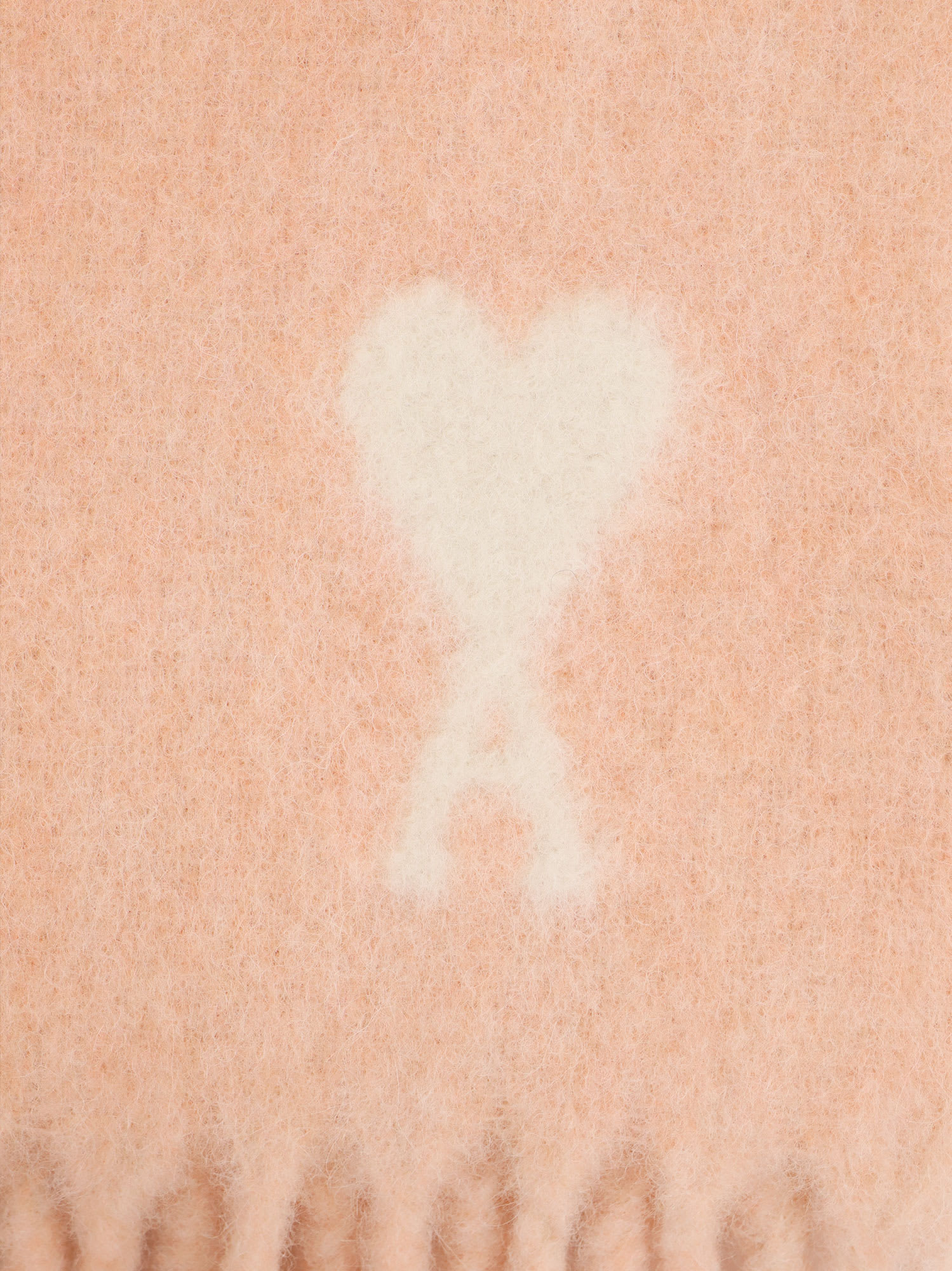 Ami Alexandre Mattiussi Ami Paris Men Alpaca Blend Scarf In Brown