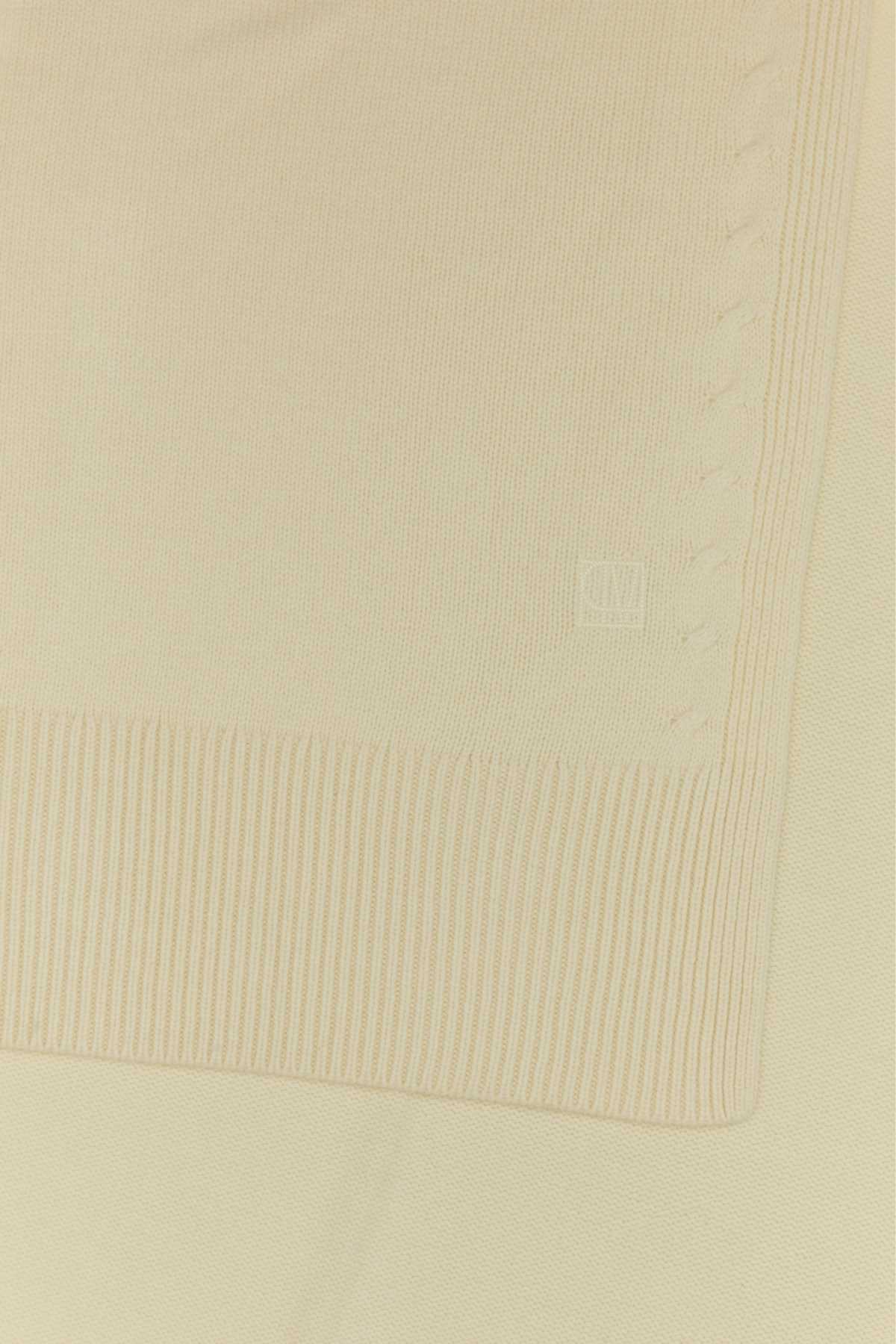 Camilla And Marc Ivory Wool Blend Ash Scarf In Brightcream