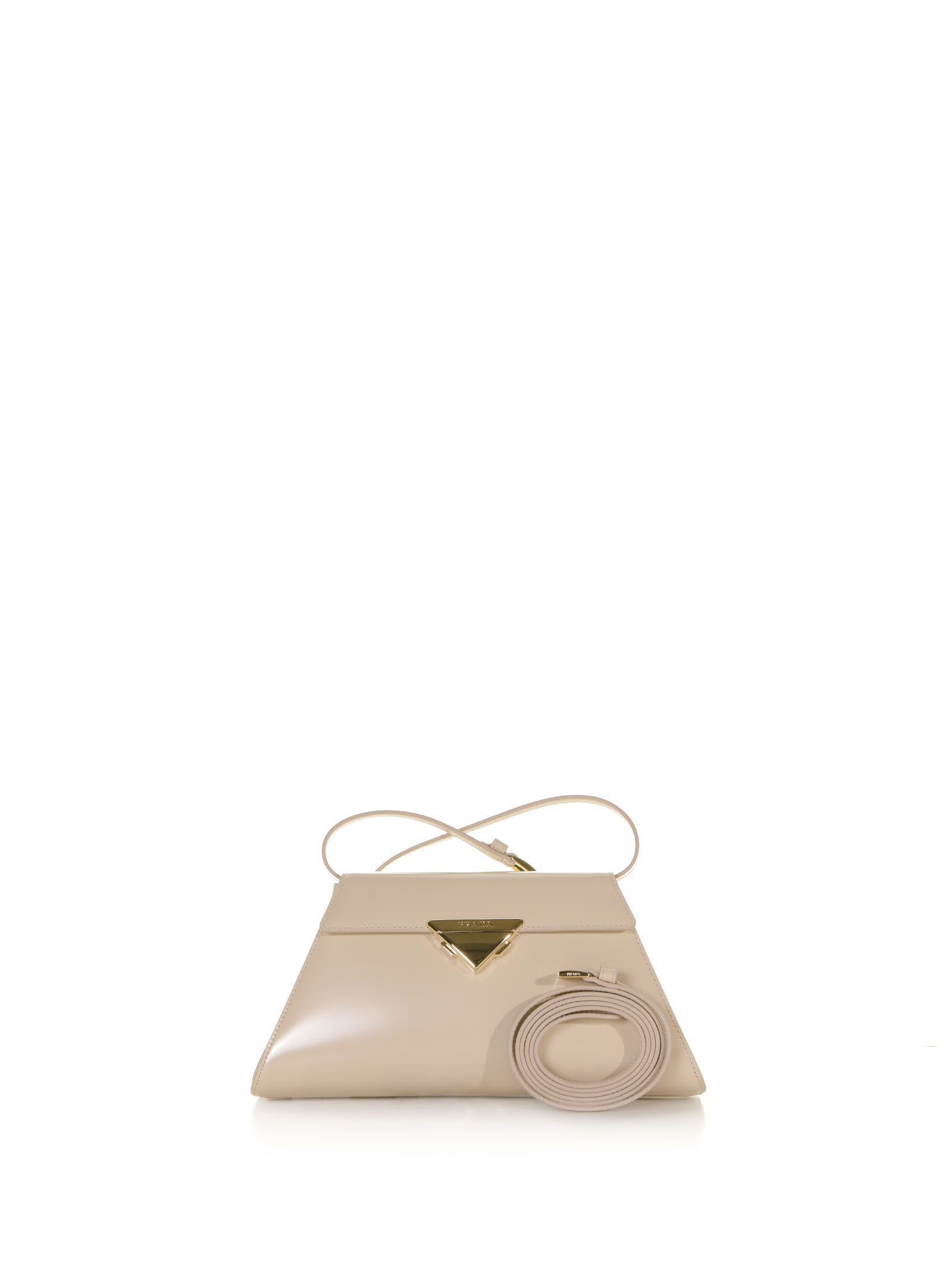 Prada Leather Shoulder Bag In Ninfea