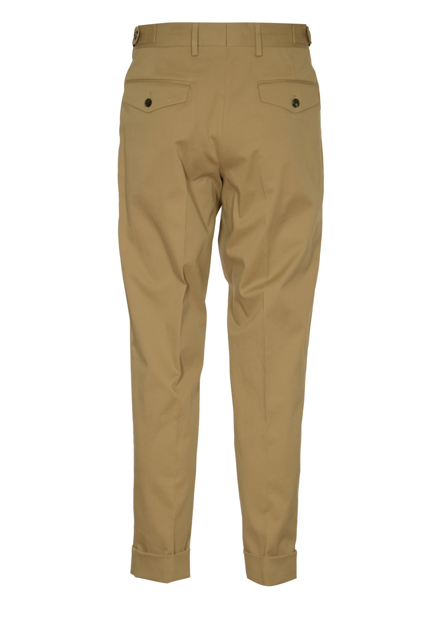 Shop Dries Van Noten Concealed Trousers In Brown