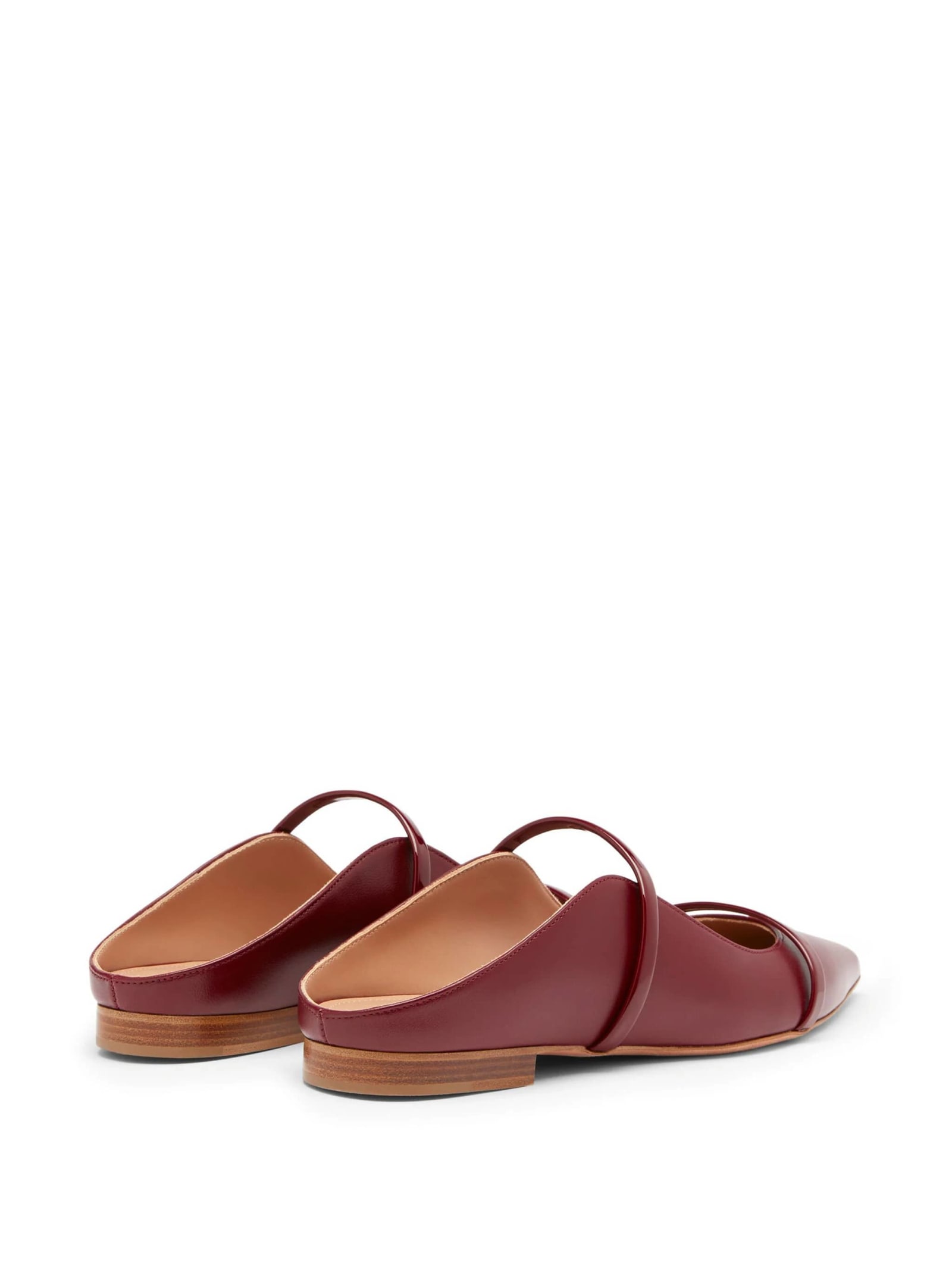 Shop Malone Souliers Maureen Bassa Nappa In Rosewood