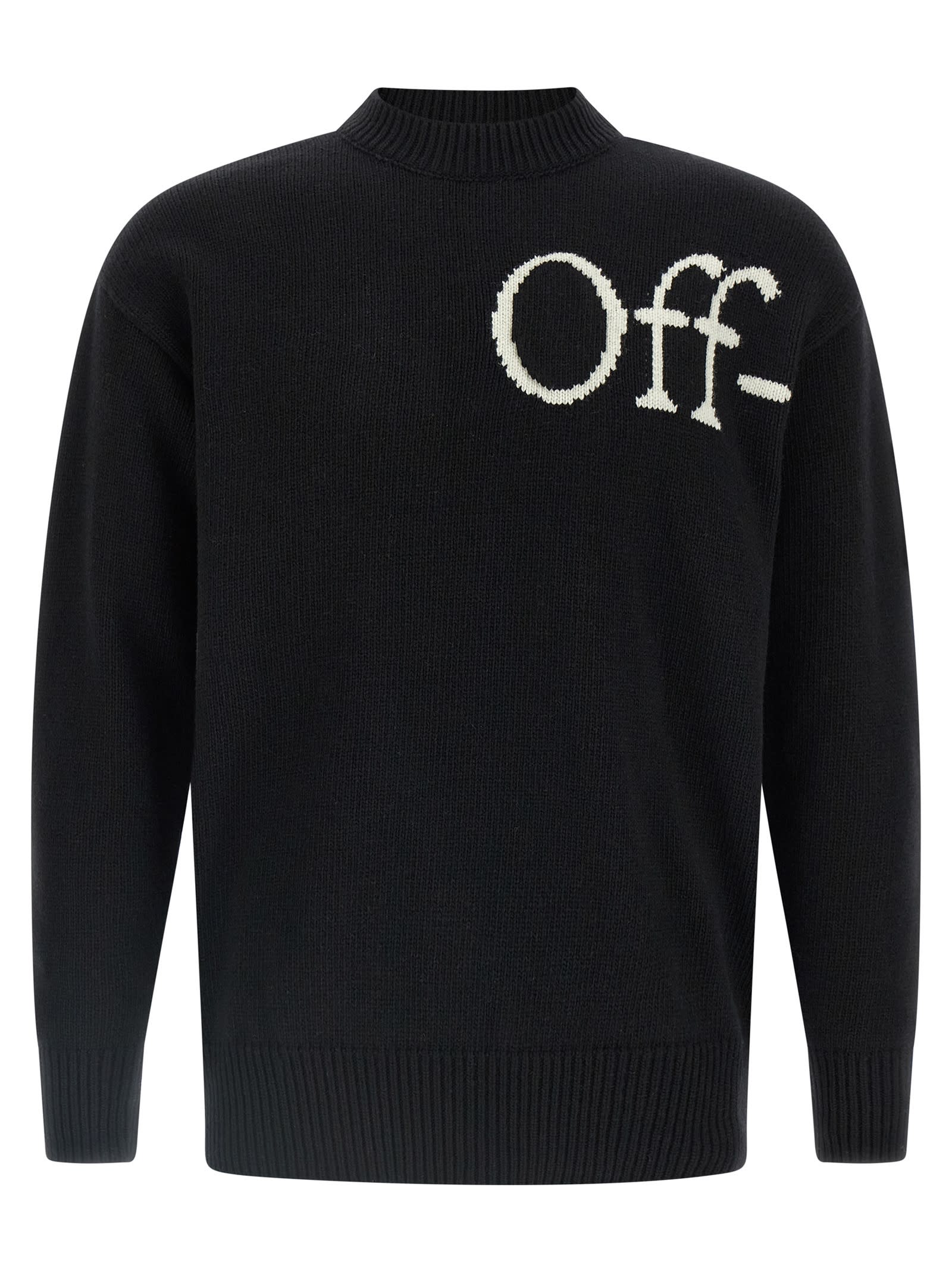 Off-white Bookish Shared Knit Sweater In Multi
