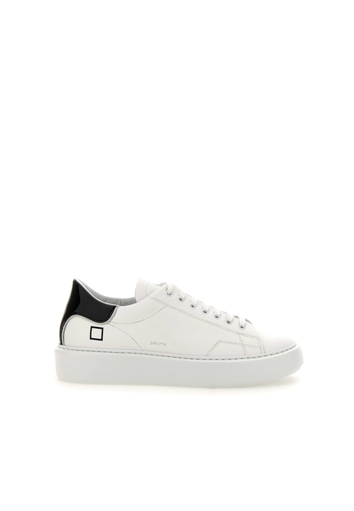 DATE SFERA PATENT LEATHER SNEAKERS