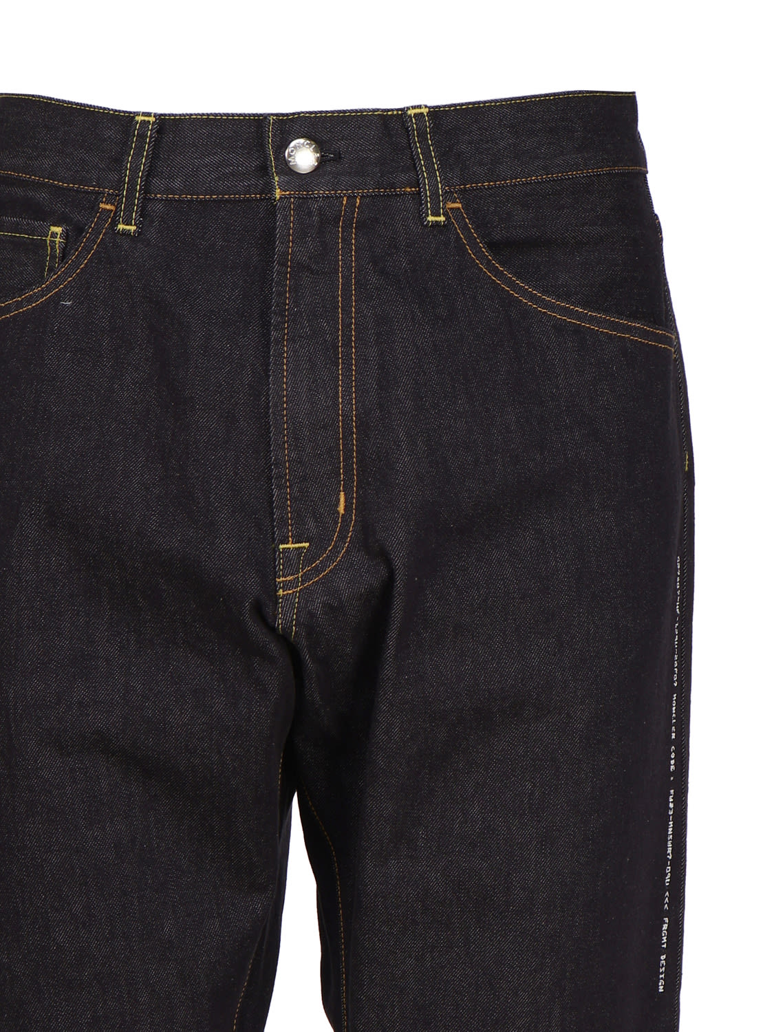Shop Moncler Genius X Frgmnt Jeans In Blu