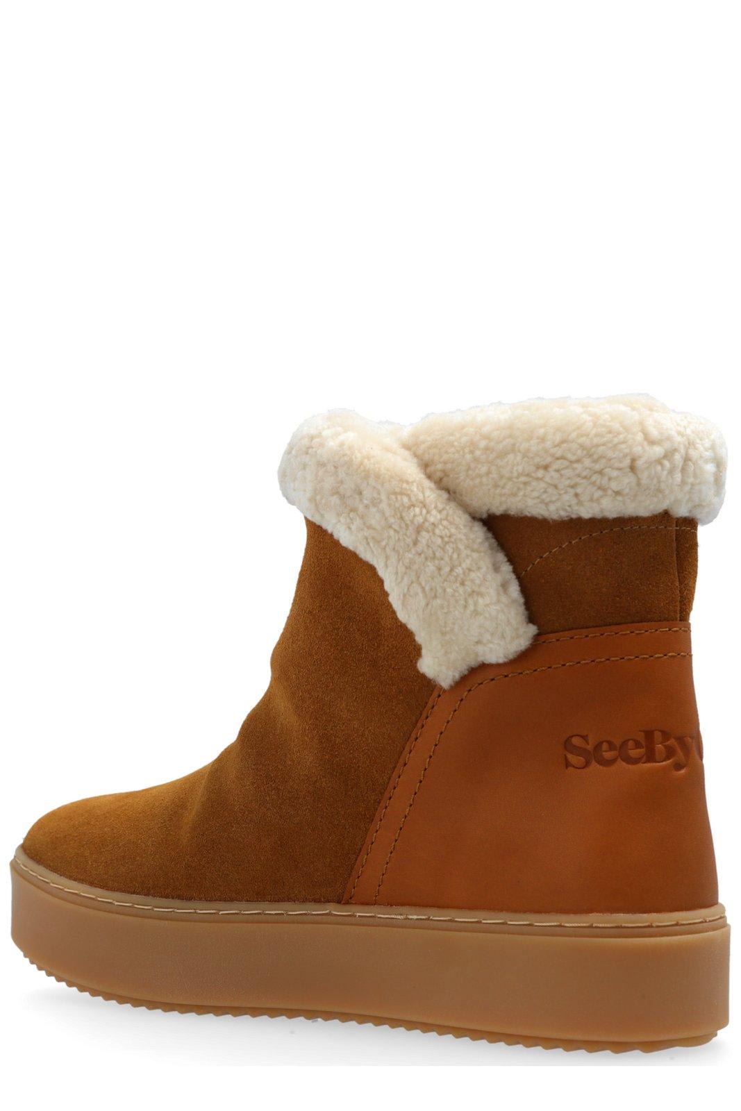 Shop See By Chloé Juliet Snow Boots In Tan