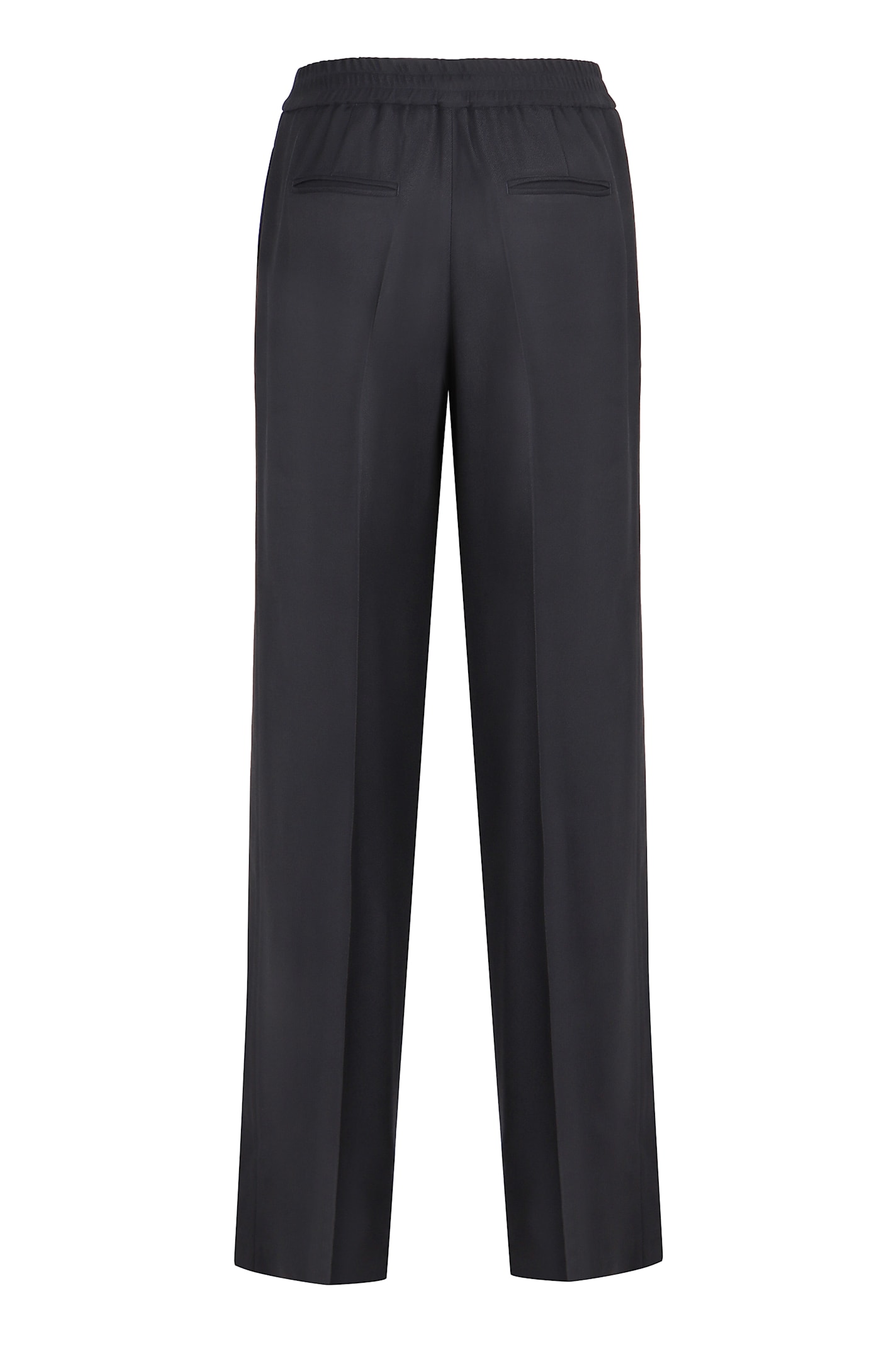 Shop Pt Torino Straight-leg Trousers In Blue