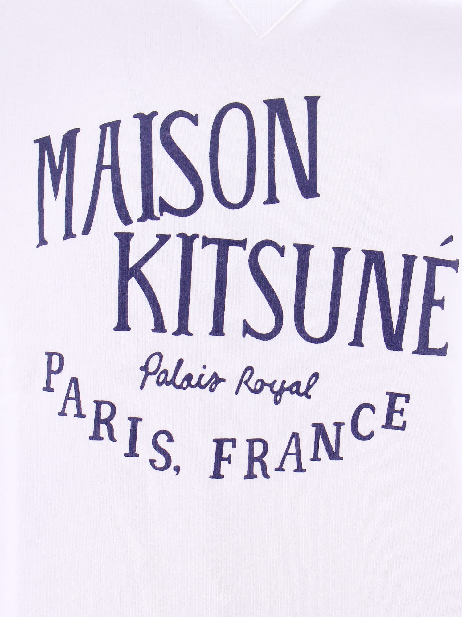 Shop Maison Kitsuné Sweatshirt In White