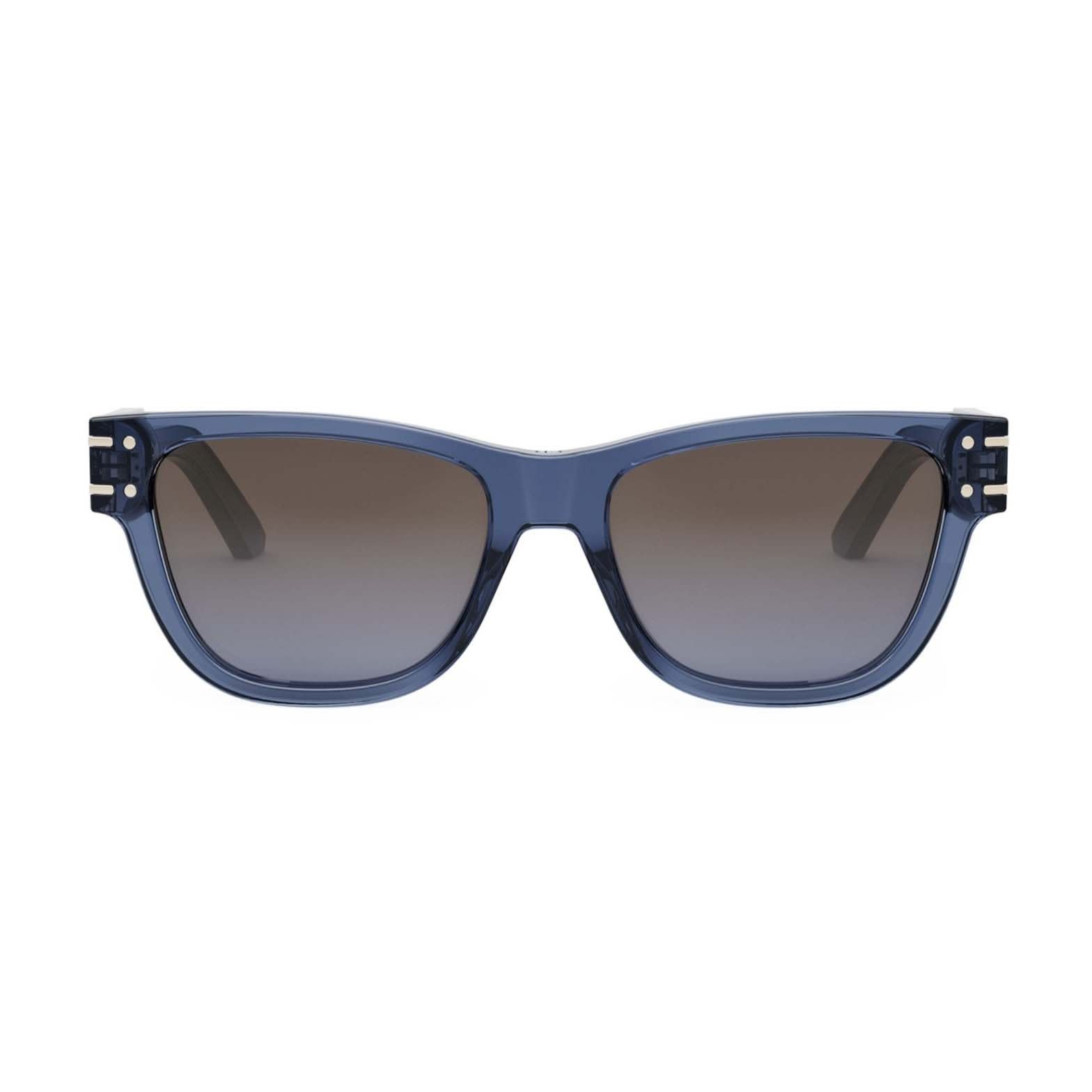 Shop Dior Sunglasses In Blu/marrone Sfumata