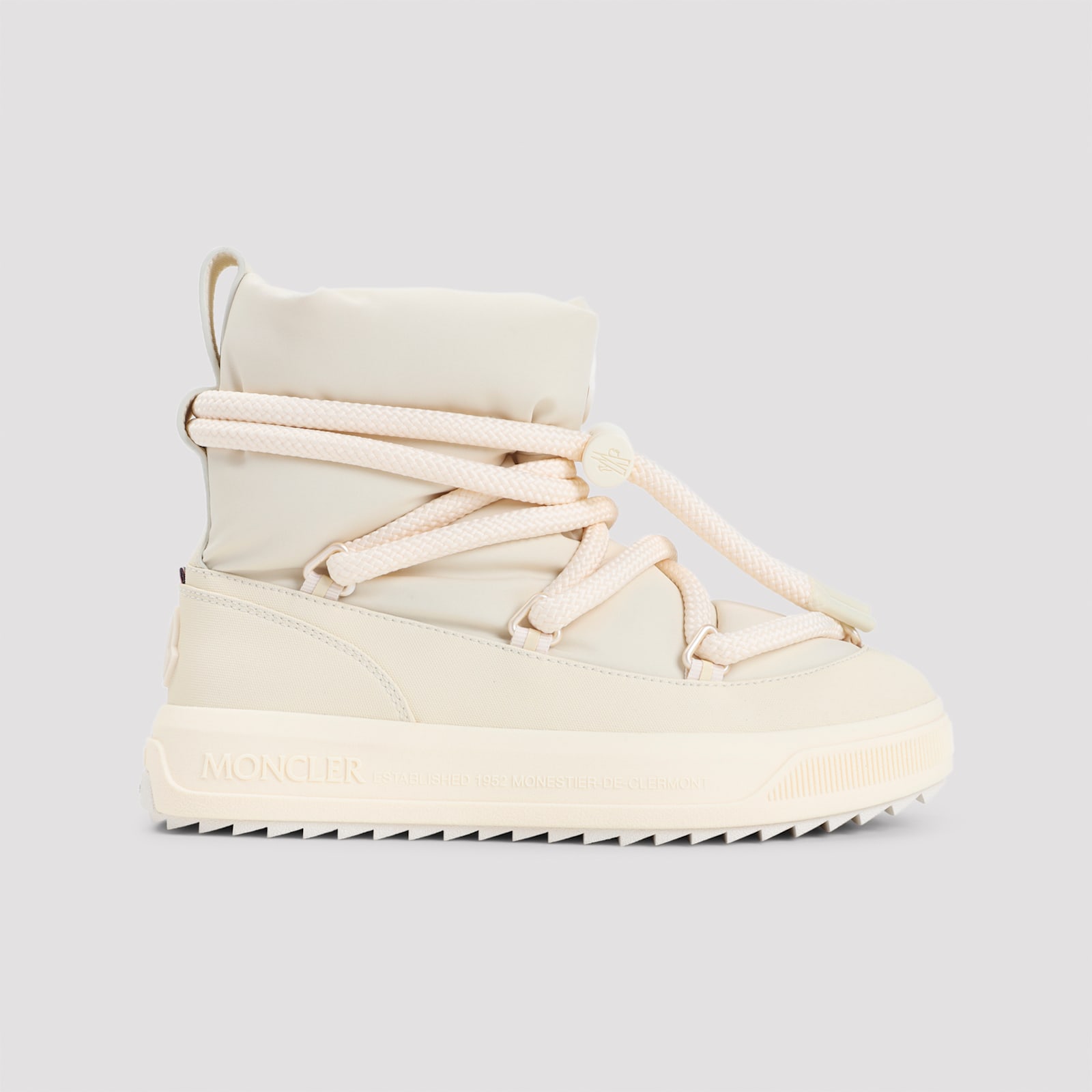 Moncler Altive Mid Snow Boots In Nude