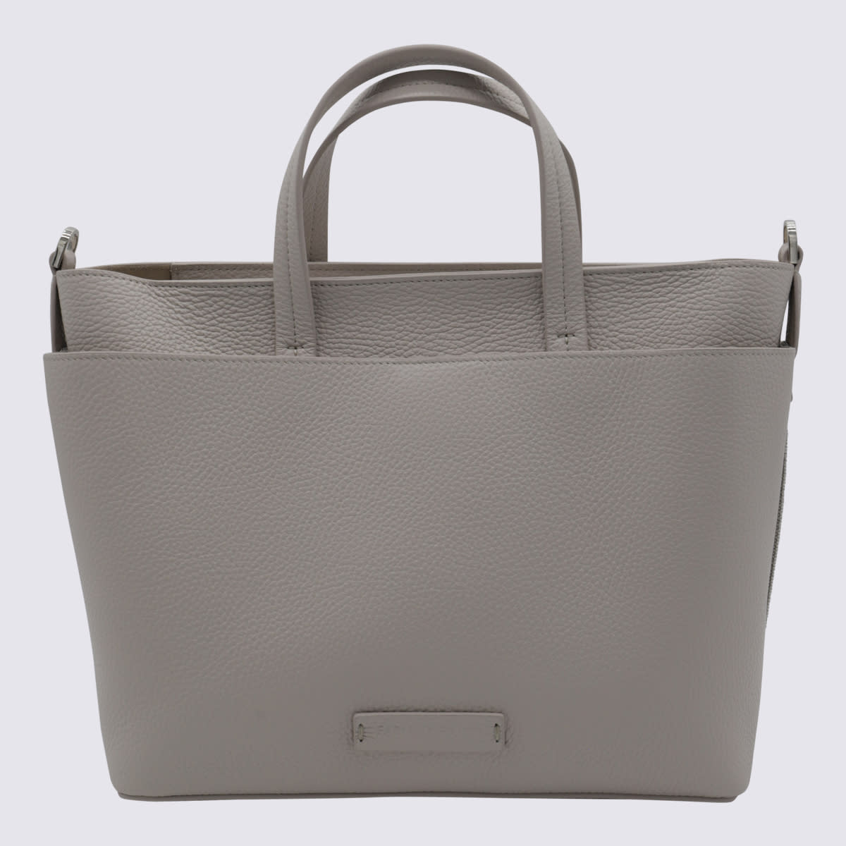 Grey Leather Totes