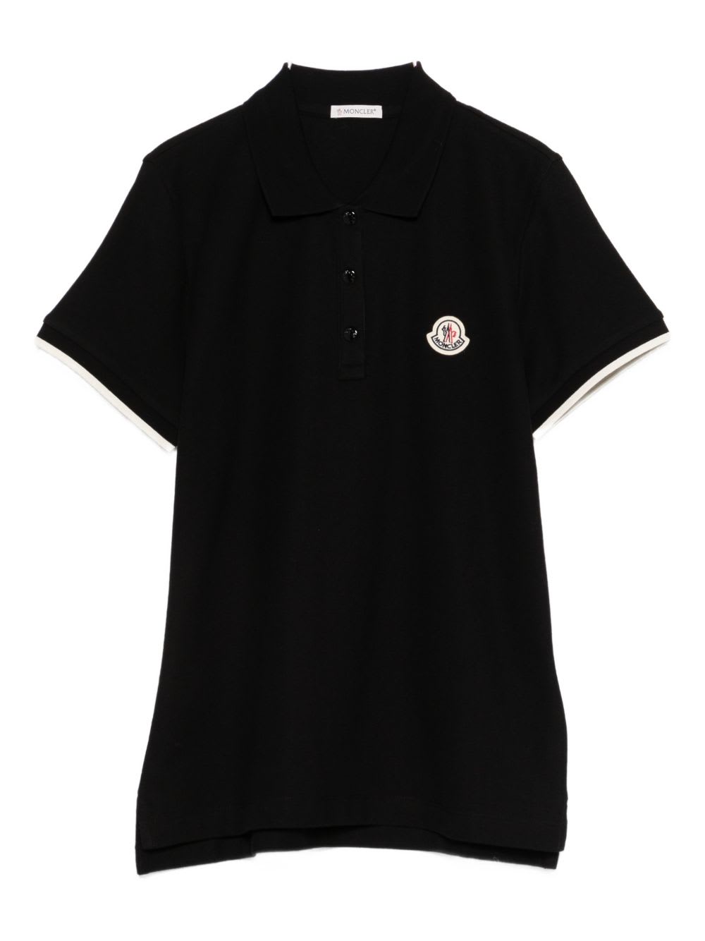 Moncler Logo Cotton Polo Shirt