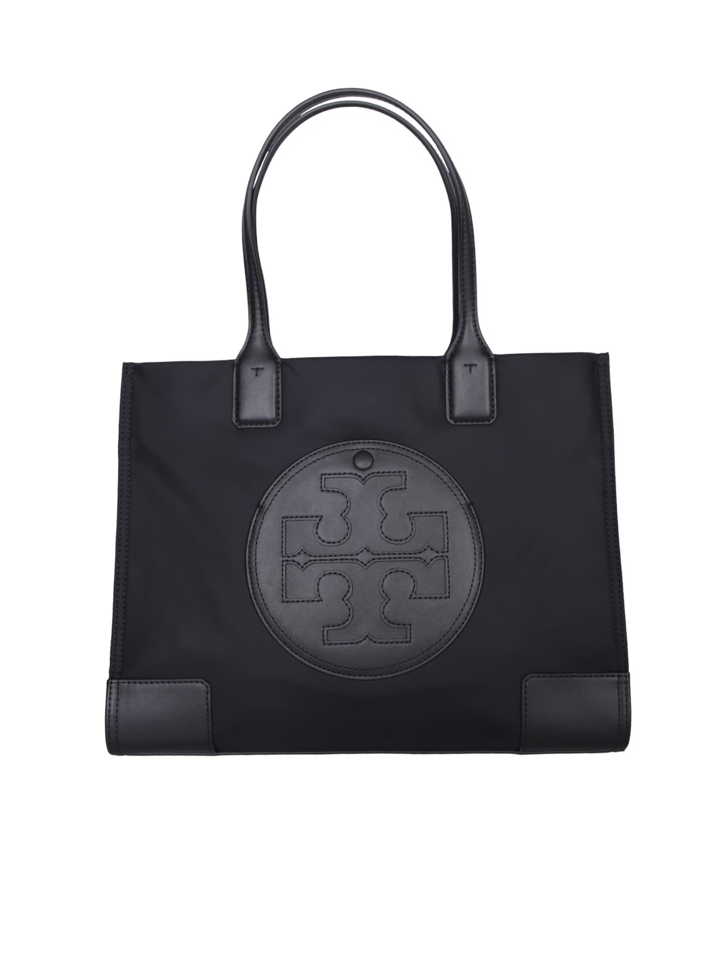 Shop Tory Burch Ella Small Black Tote Bag