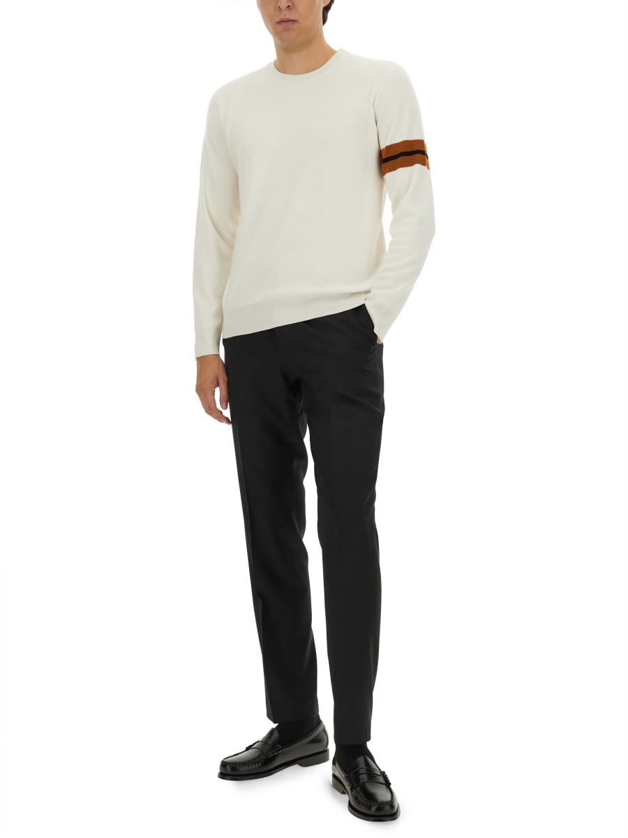 Shop Zegna Wool Jersey. In White