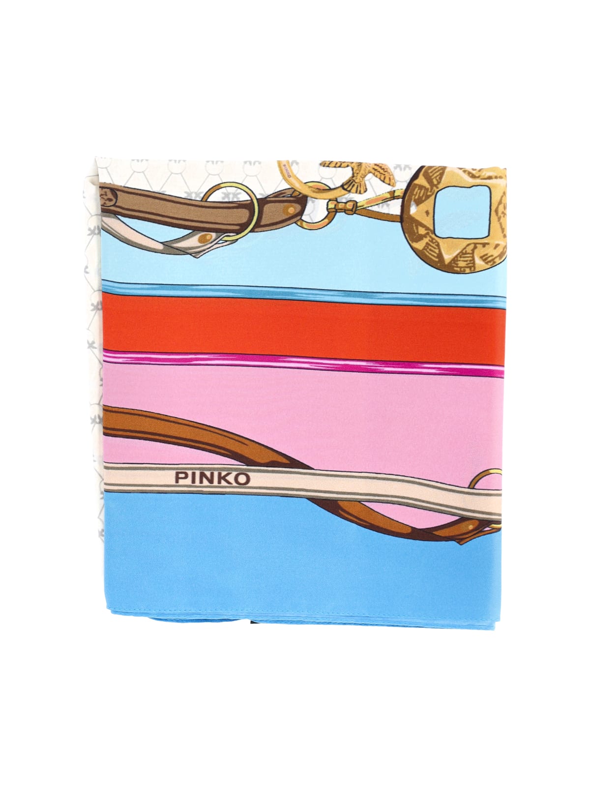 Pinko Viscose And Silk Scarf In Multi