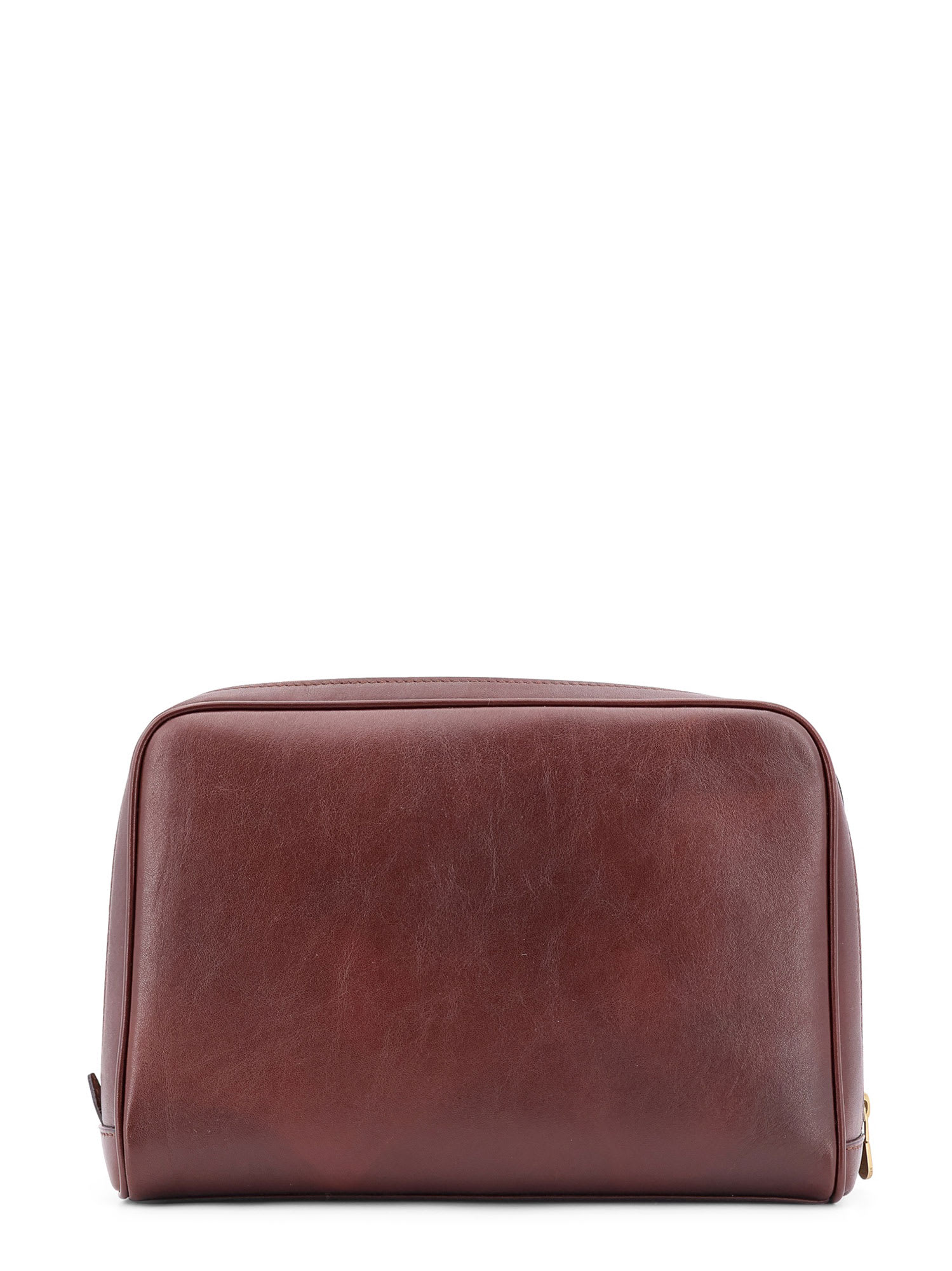 Shop Brunello Cucinelli Beuty Case In Brown