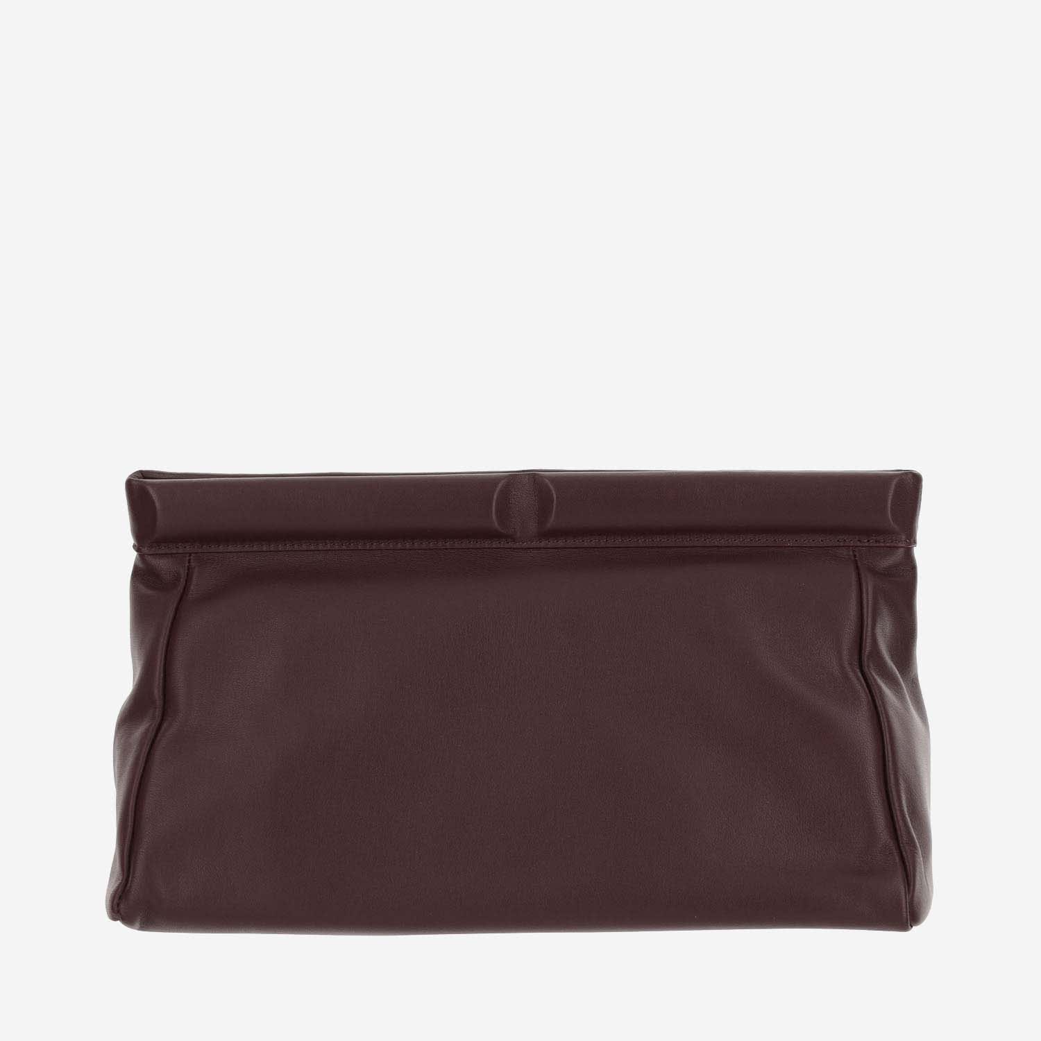 Armarium Eloisa Leather Handbag In Bordeaux