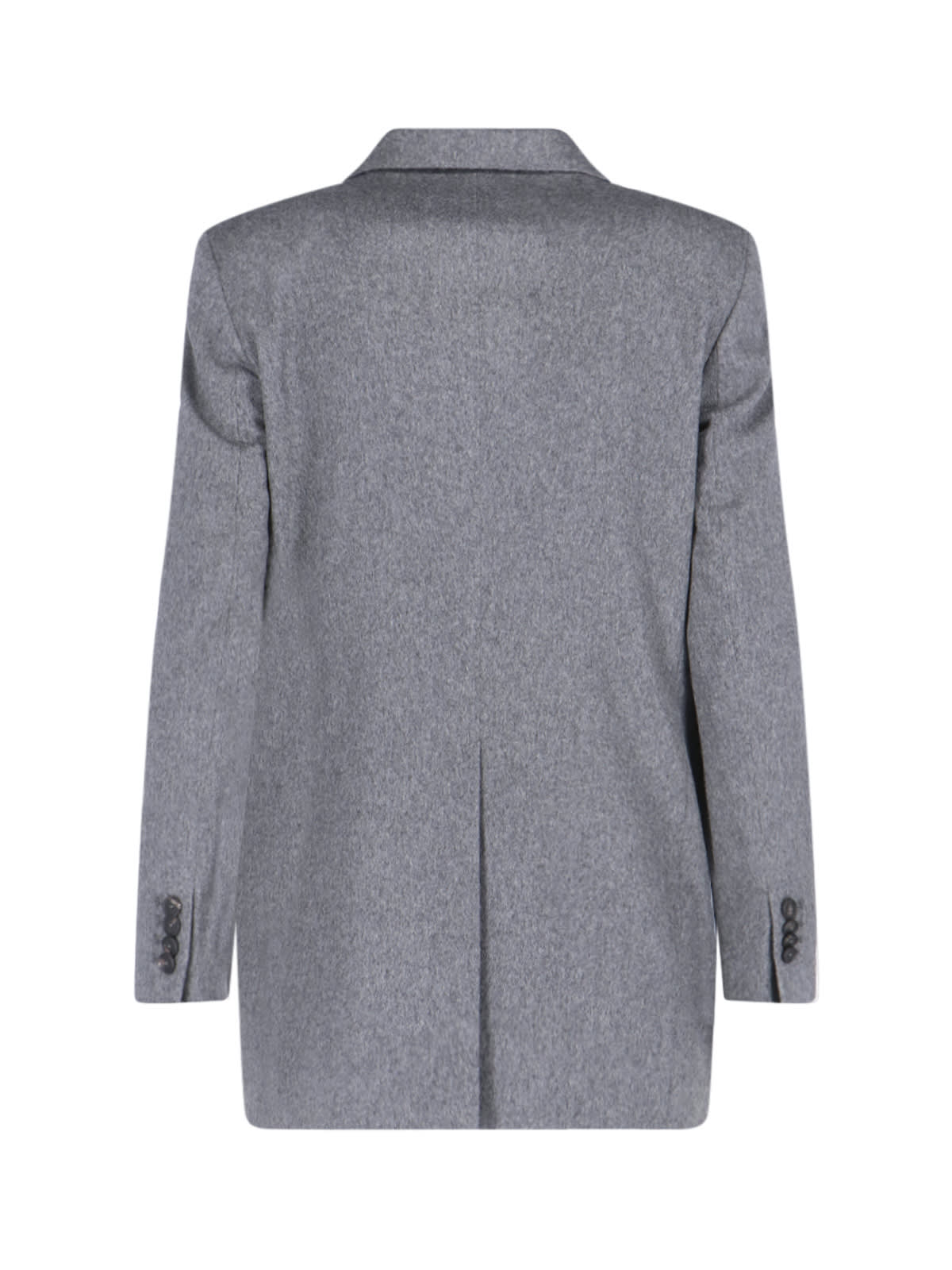 Tagliatore Cashmere Double Breasted Blazer In Gray
