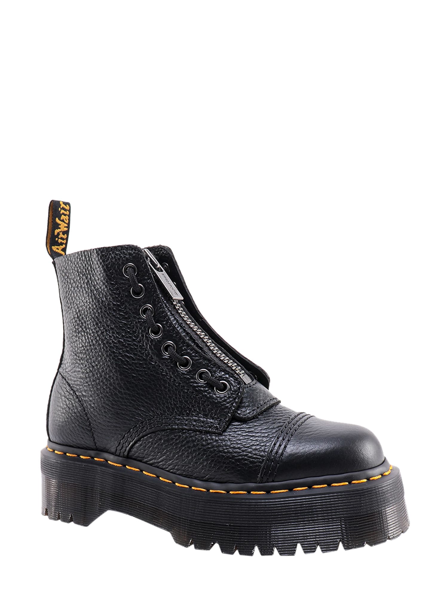 Shop Dr. Martens' Sinclair Ankle Boots In Black Milled Nappa