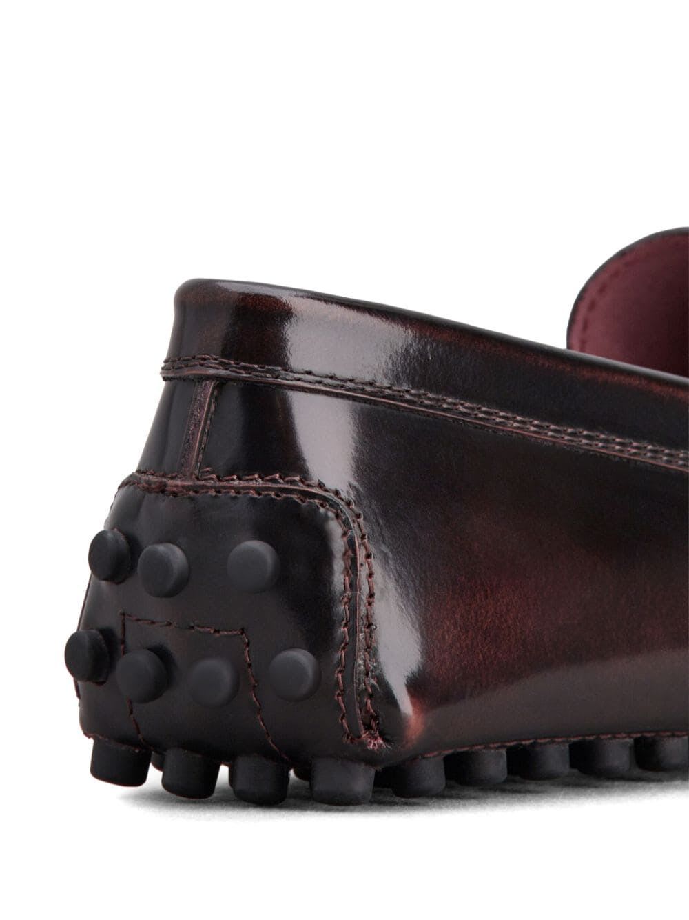 Shop Tod's Loafers In Bordeaux