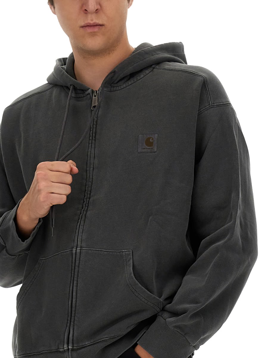 Shop Carhartt Nelson Sweatshirt In Grey