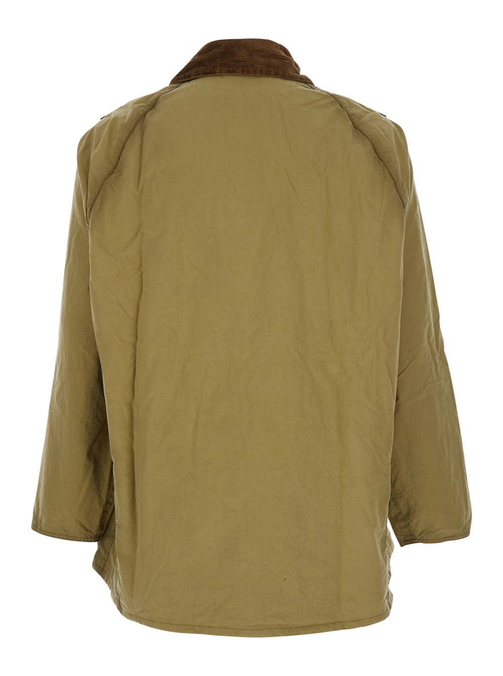Barbour Bedale Washed Wax Jacket Aw25 Wax Cor Outw In Green