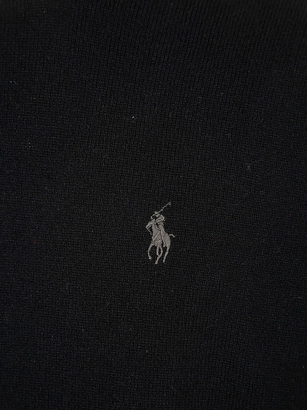 Shop Polo Ralph Lauren Long Sleeve Crew Neck Pullover In Polo Black