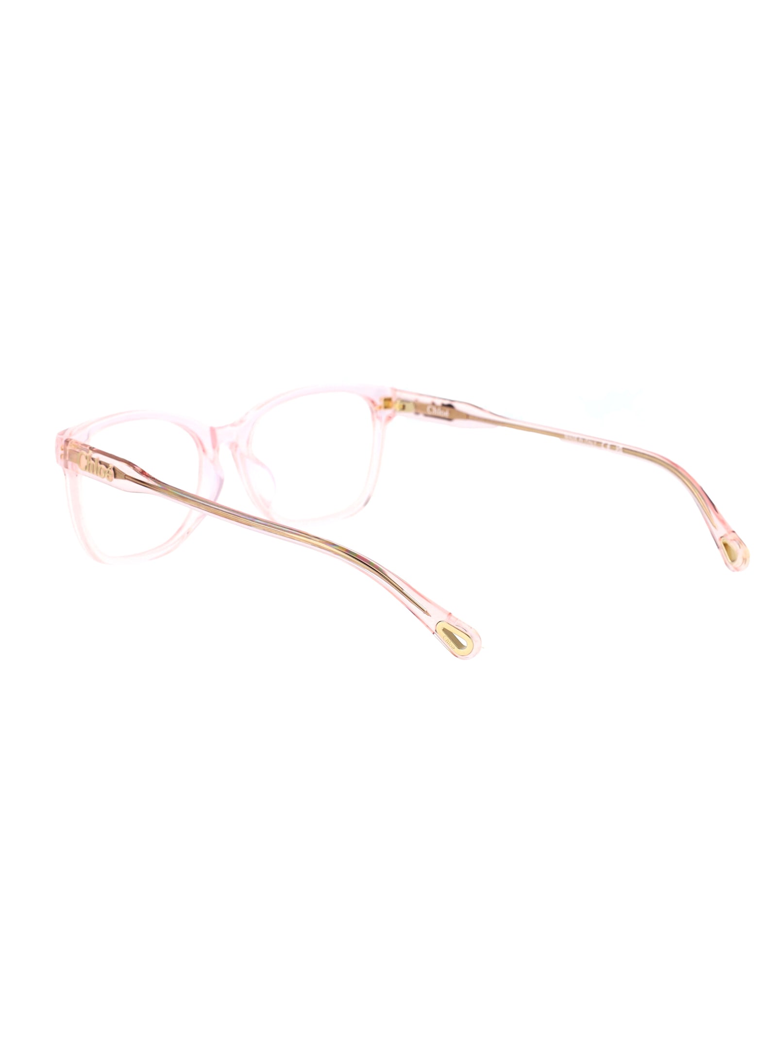 Chloé Ch0276oa Glasses In Pink-pink-transparent