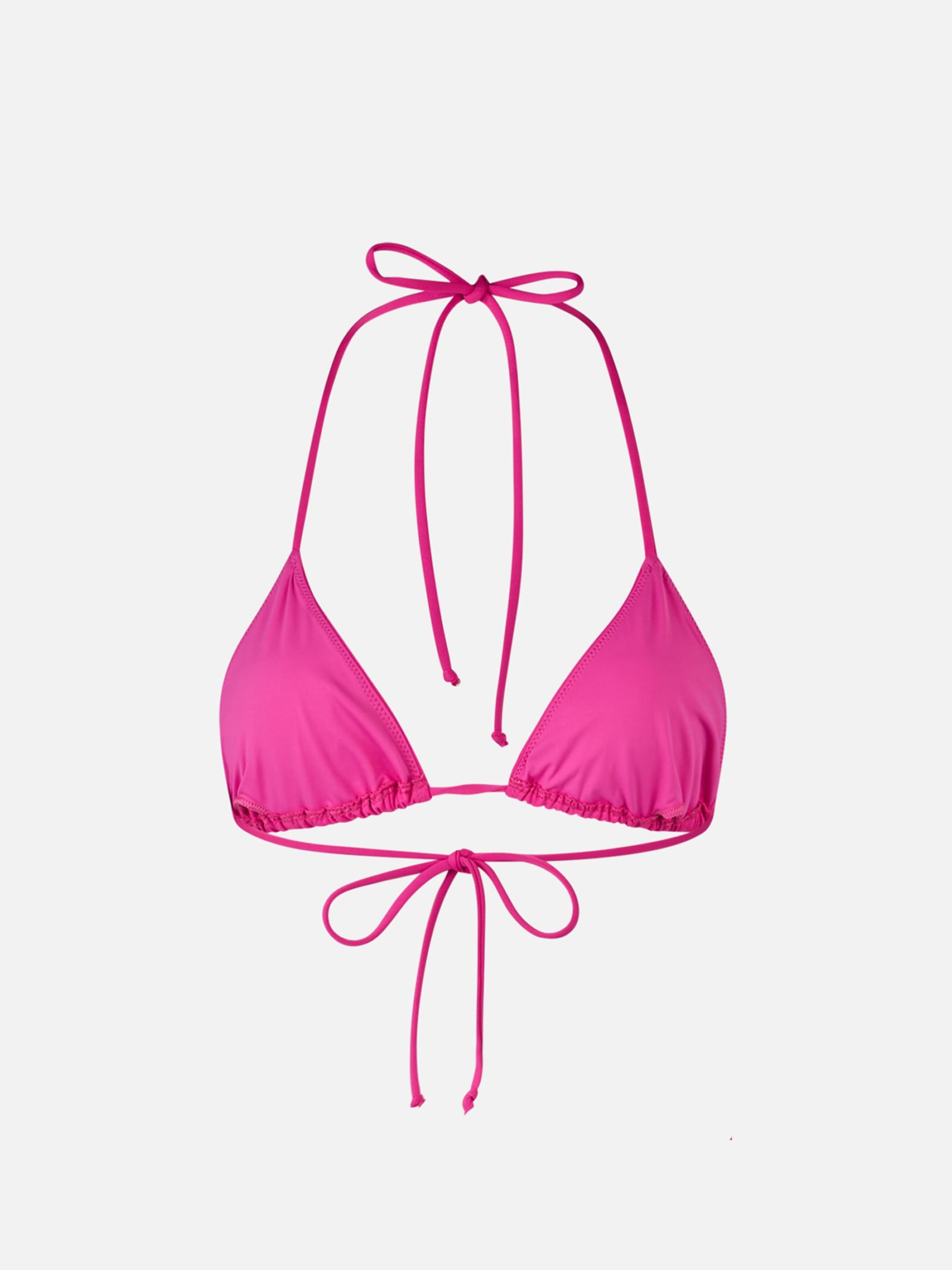 MC2 SAINT BARTH WOMAN FUCHSIA TRIANGLE TOP SWIMSUIT LEAH