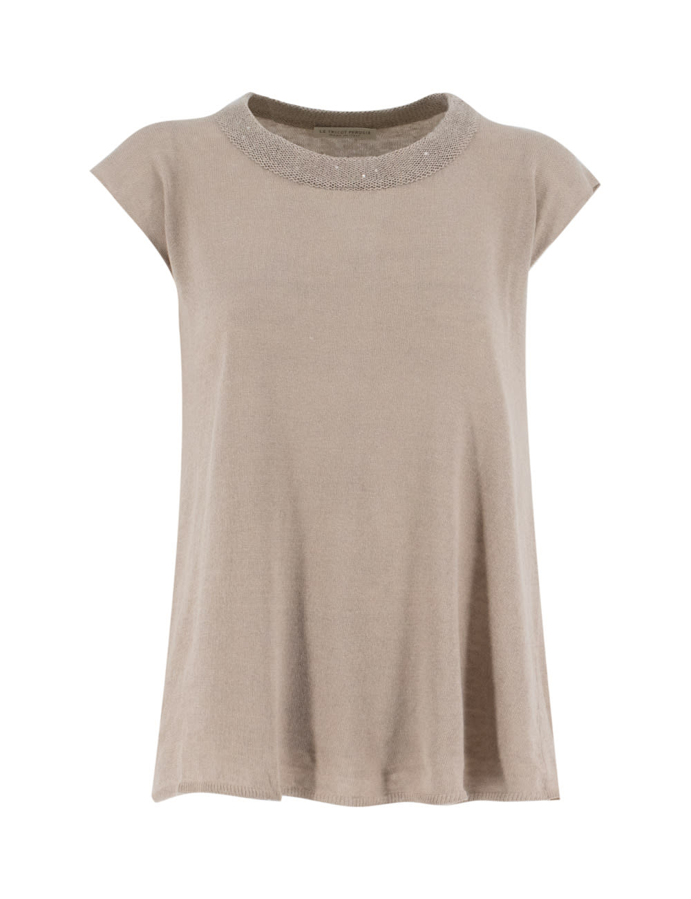 Le Tricot Perugia T-shirt In Beige