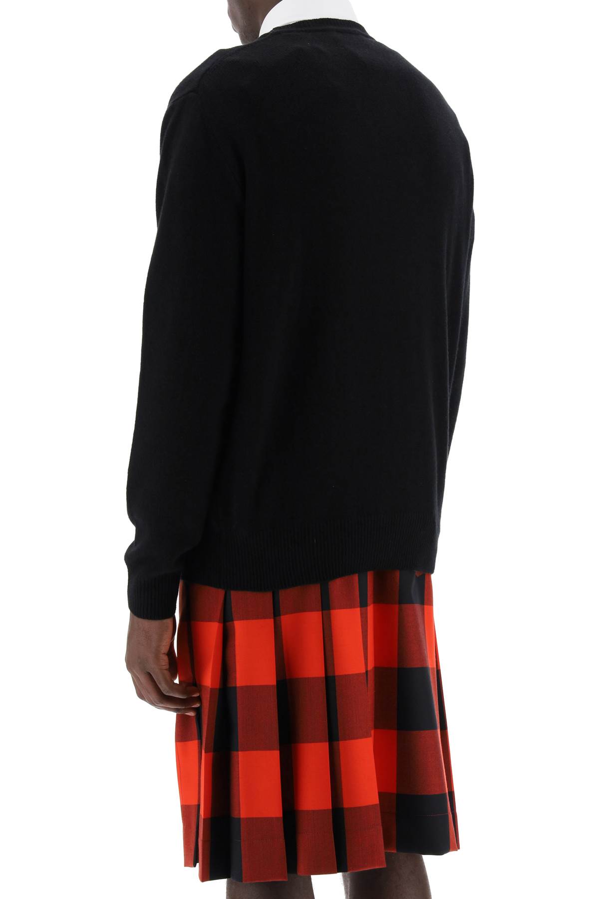 Shop Vivienne Westwood Alex Merino Wool Sweater In Black