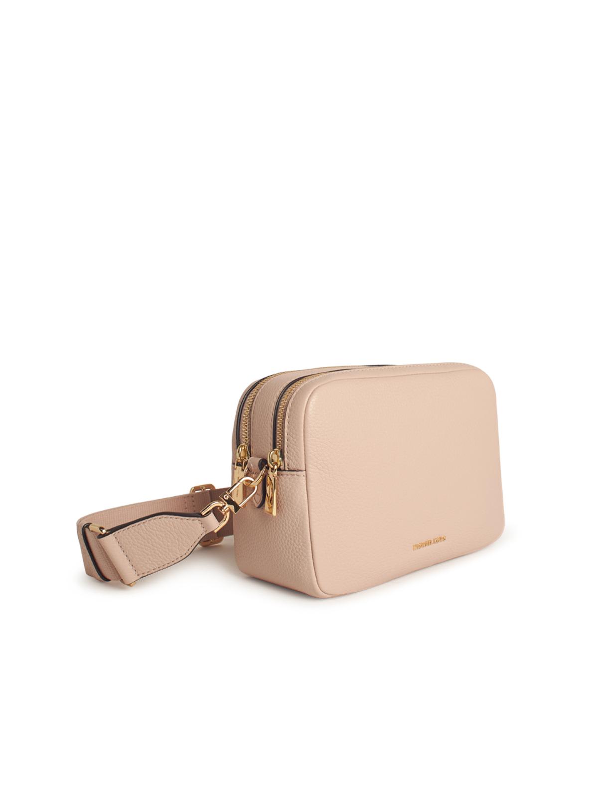 Michael Michael Kors Briant Pink Leather Bag In Pink