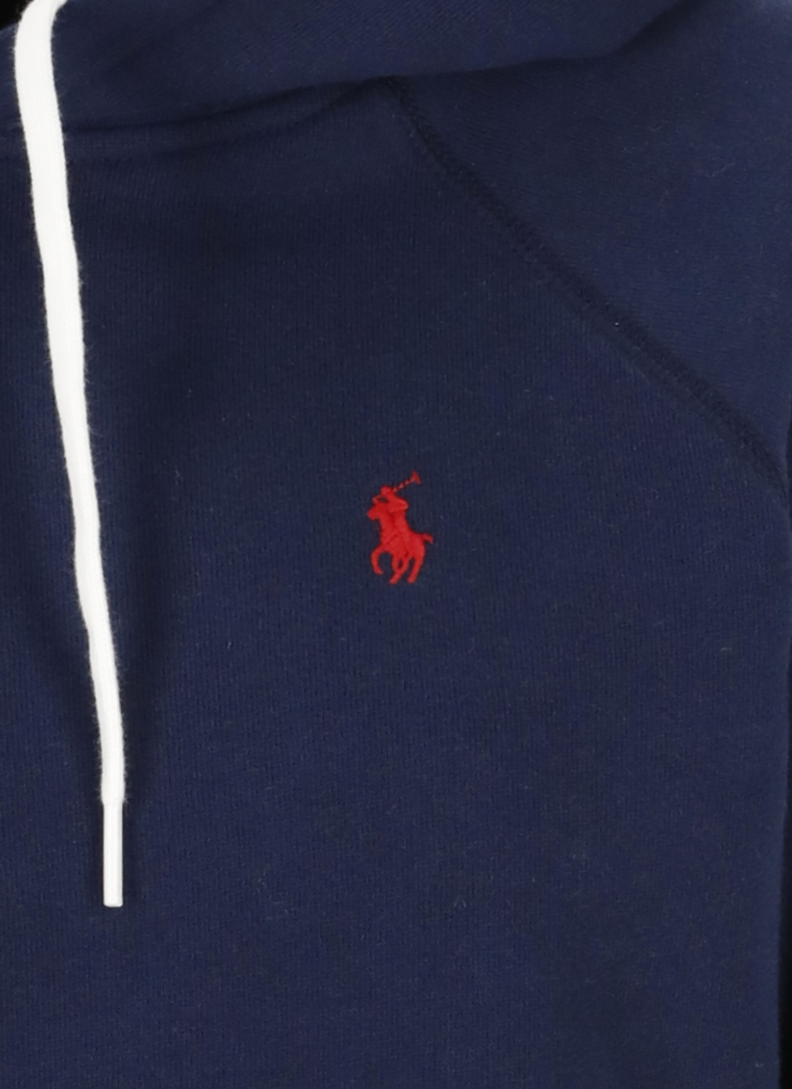 Shop Ralph Lauren Hoodie With Pony In Blue