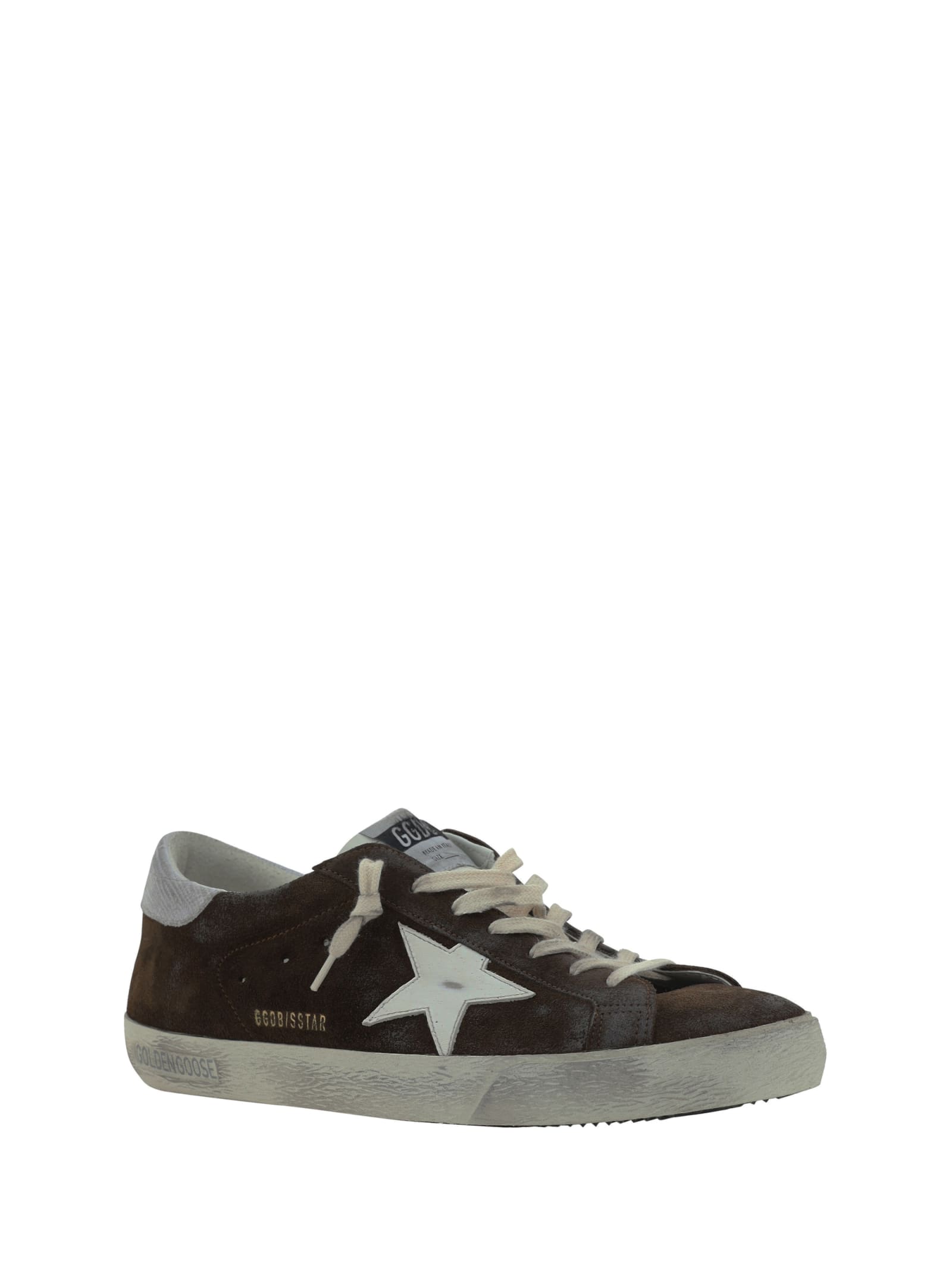 Shop Golden Goose Super Star Sneakers In Brown