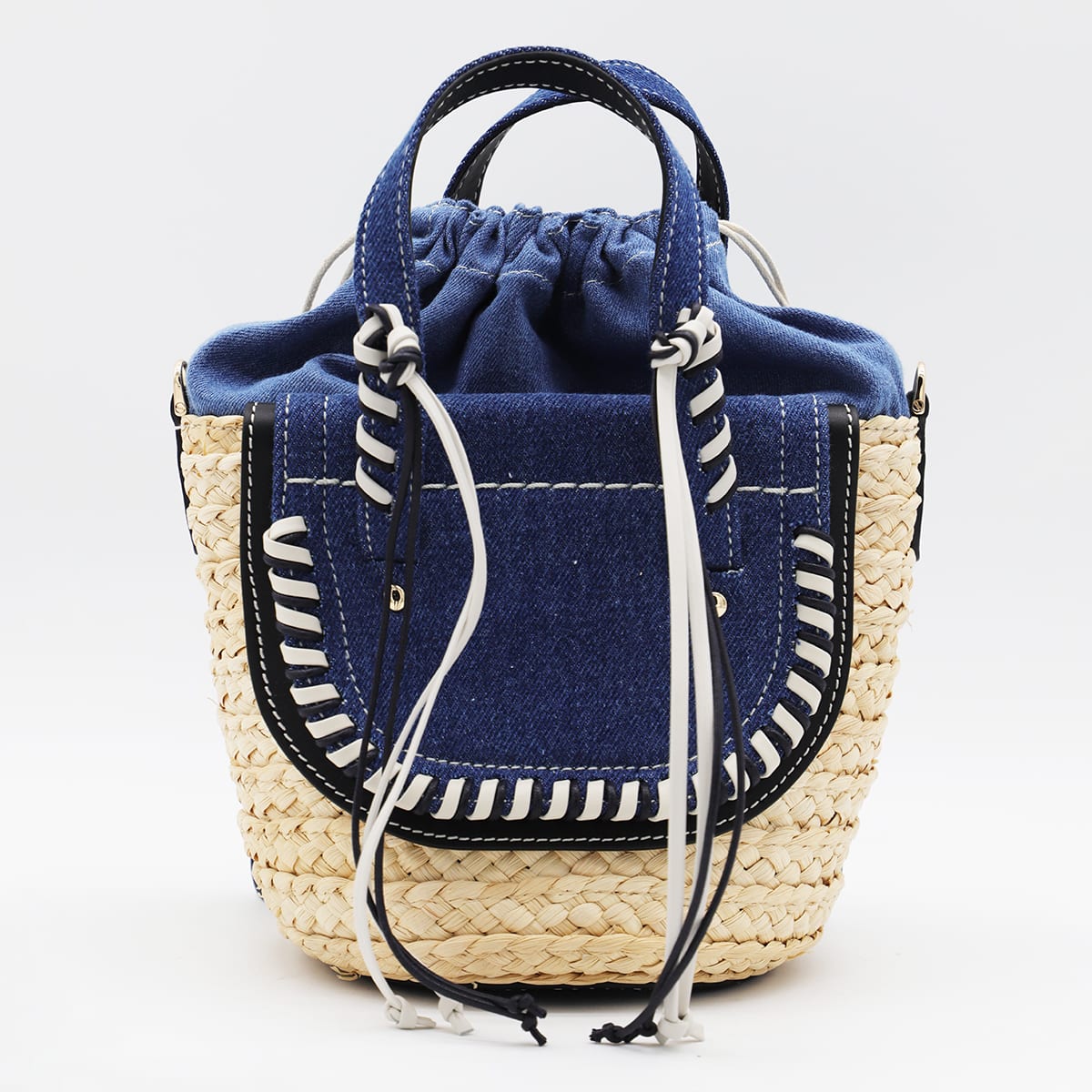 Cuba Lab Habanera Suede Denim Handbag