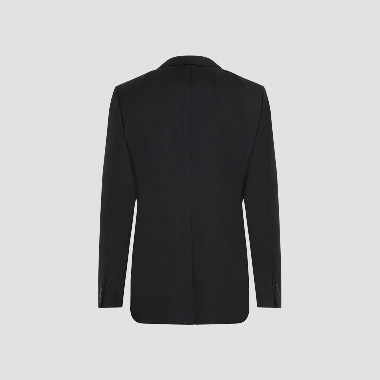 Shop Lanvin Single Breasted Tailored Jacket In Anthracite