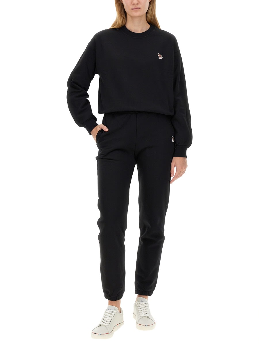 PS BY PAUL SMITH SWEATSHIRT WITH ZEBRA PATCH