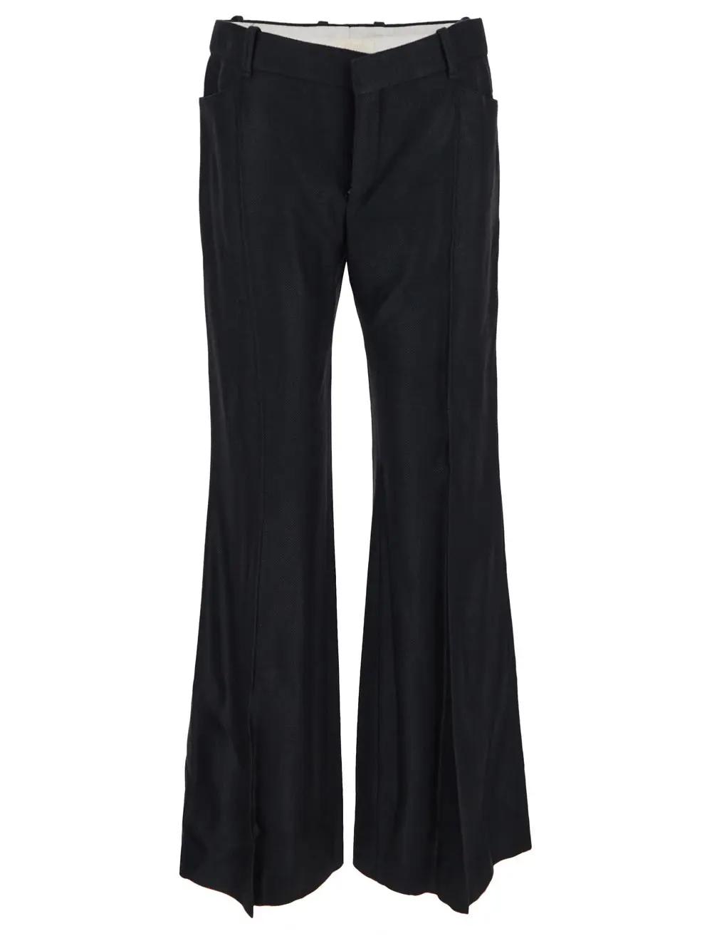 Chloé Wool And Silk Flared Pants