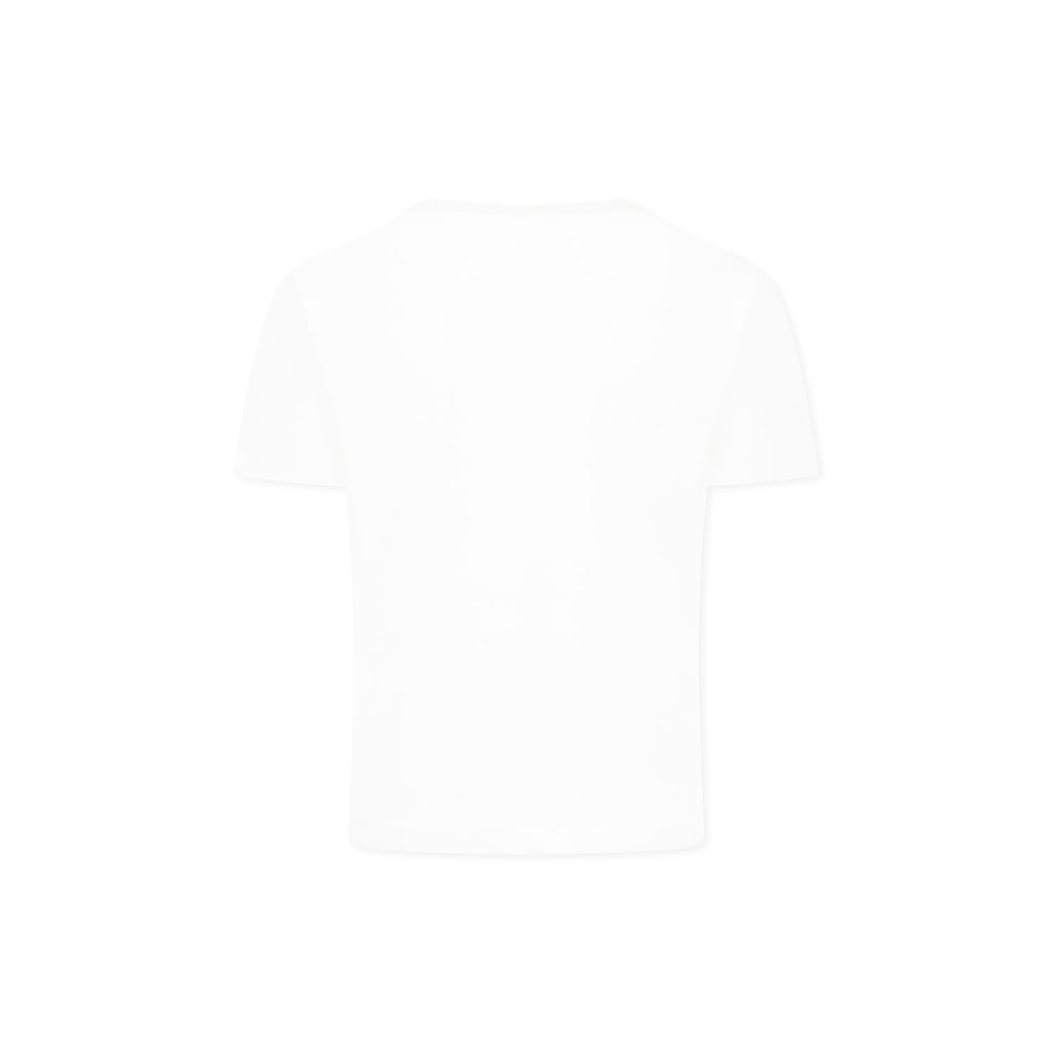 Shop Msgm White T-shirt For Kids With Logo