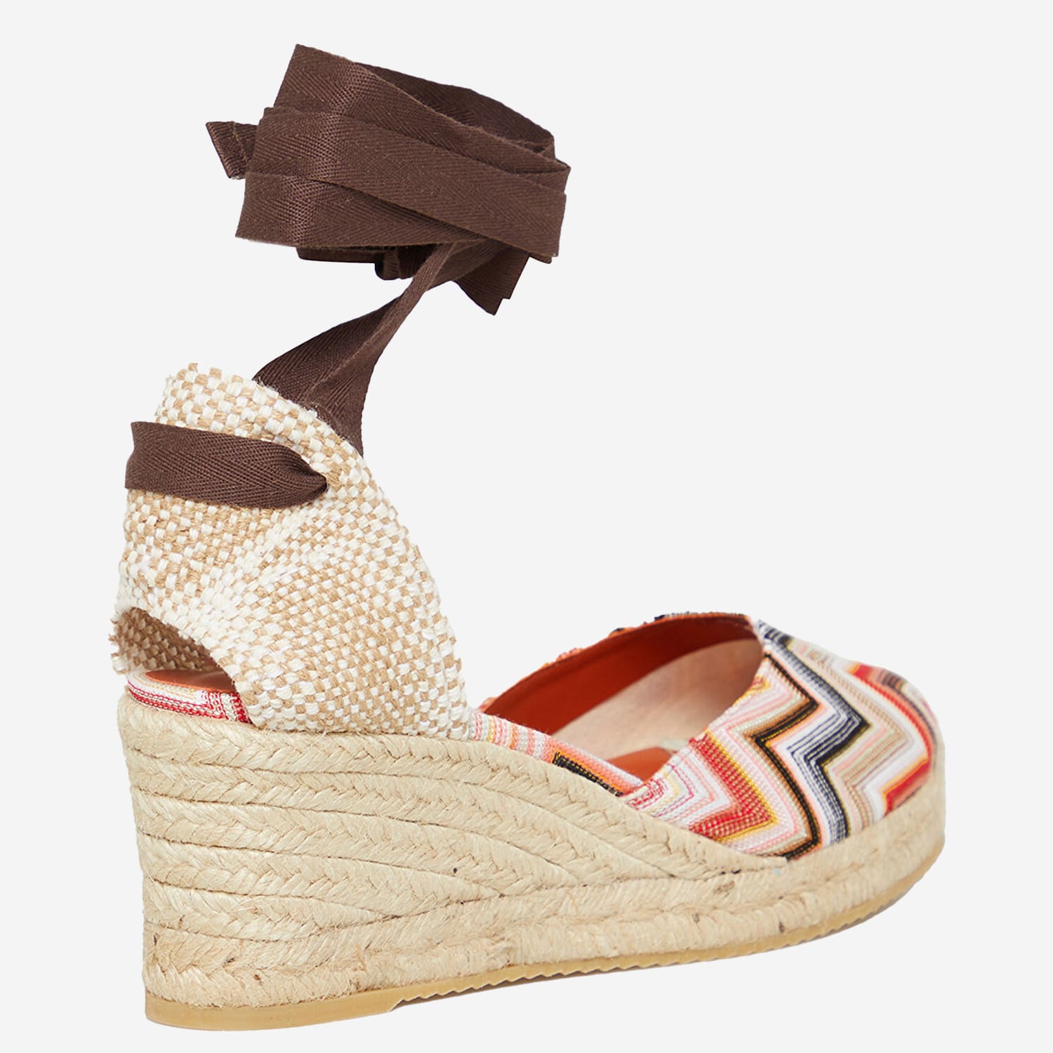 MISSONI ESPADRILLES ZIG ZAG PATTERN WITH HIGH WEDGE