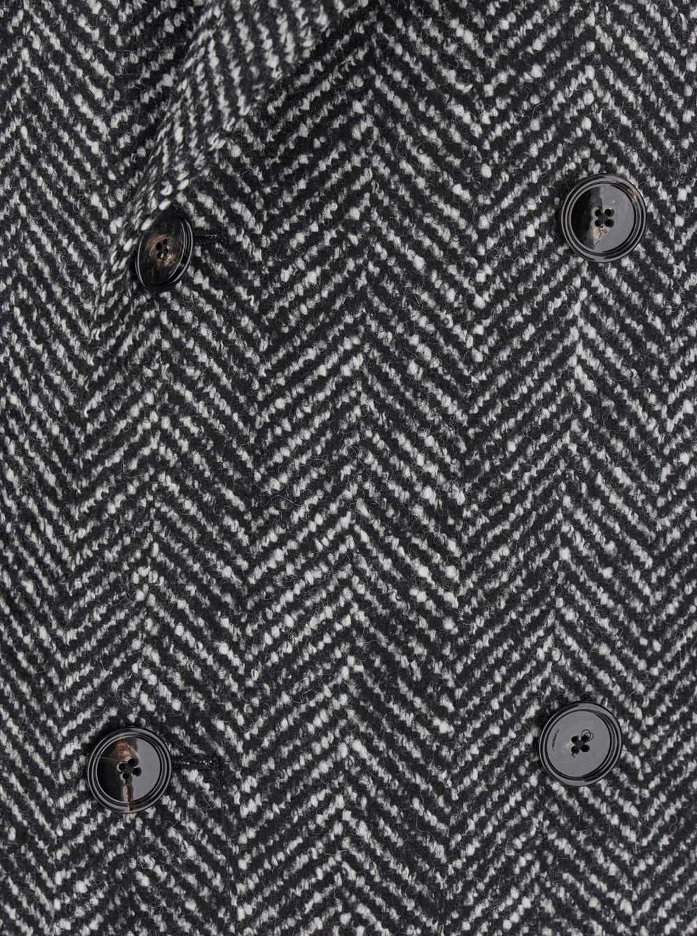 Tagliatore Grey Oversized Double-breasted Coat In Wool Blend Man In Gray