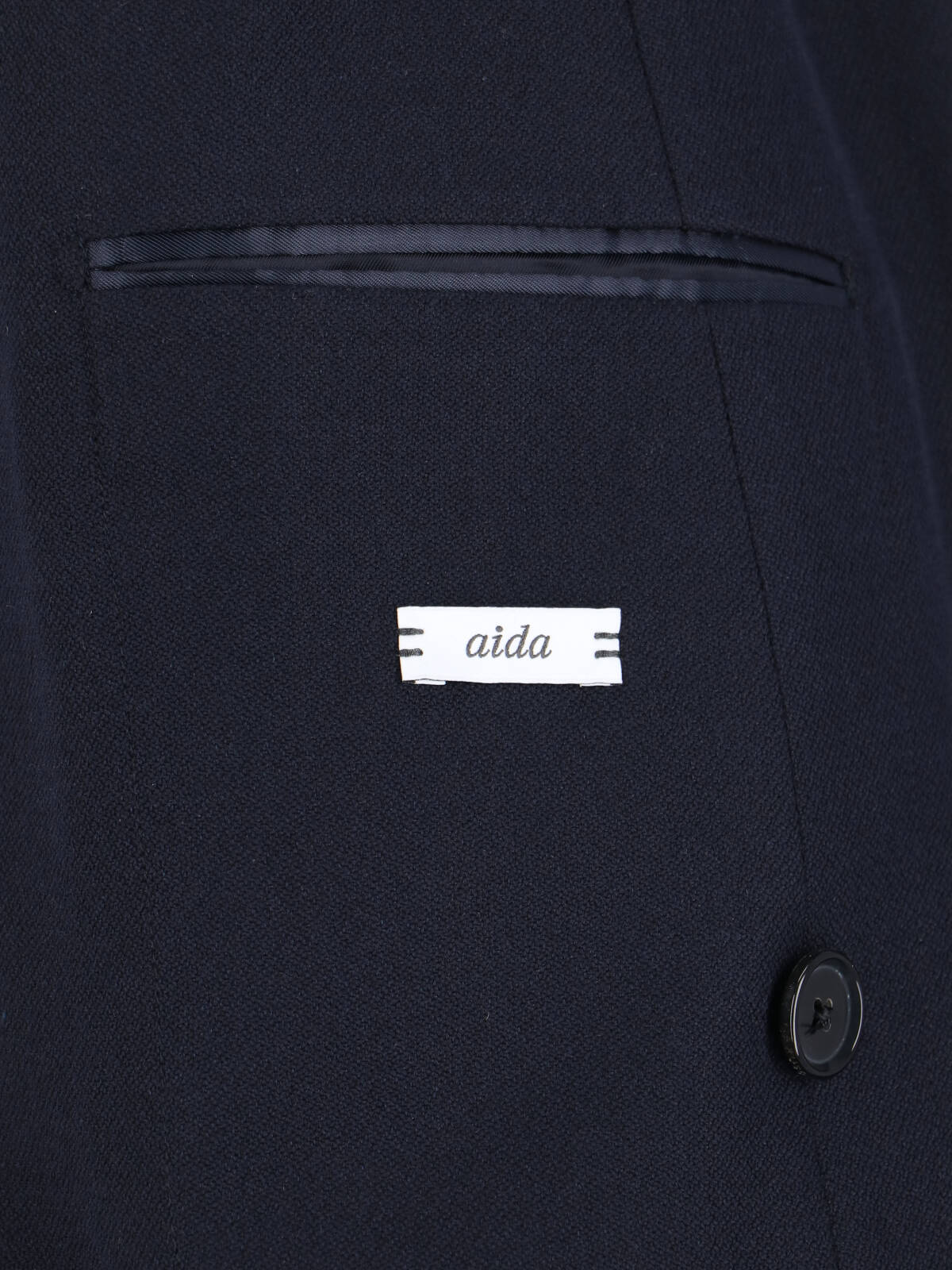 Caruso Aida Double-breasted Blazer In Blue
