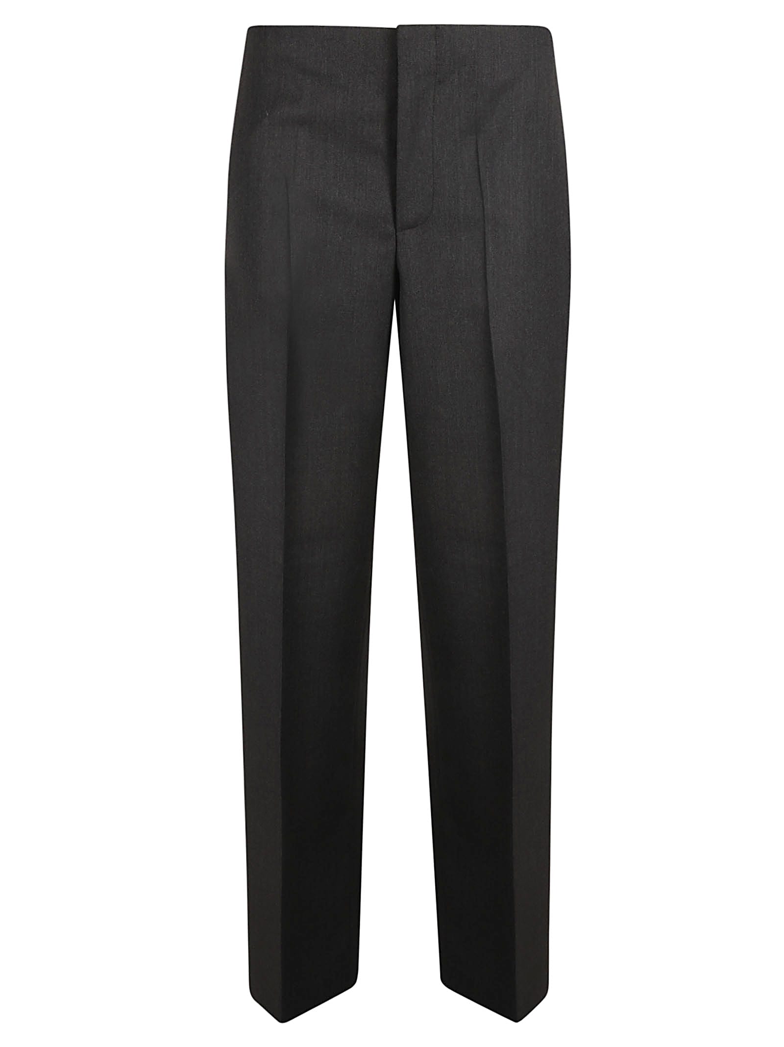 Shop Moschino Concealed Trousers In Grey