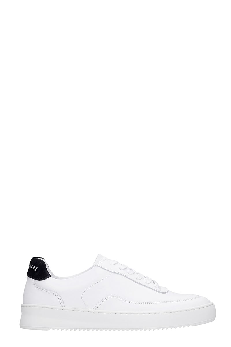 Filling Pieces Mondo 2.0 Rippl Sneakers In White Leather | ModeSens