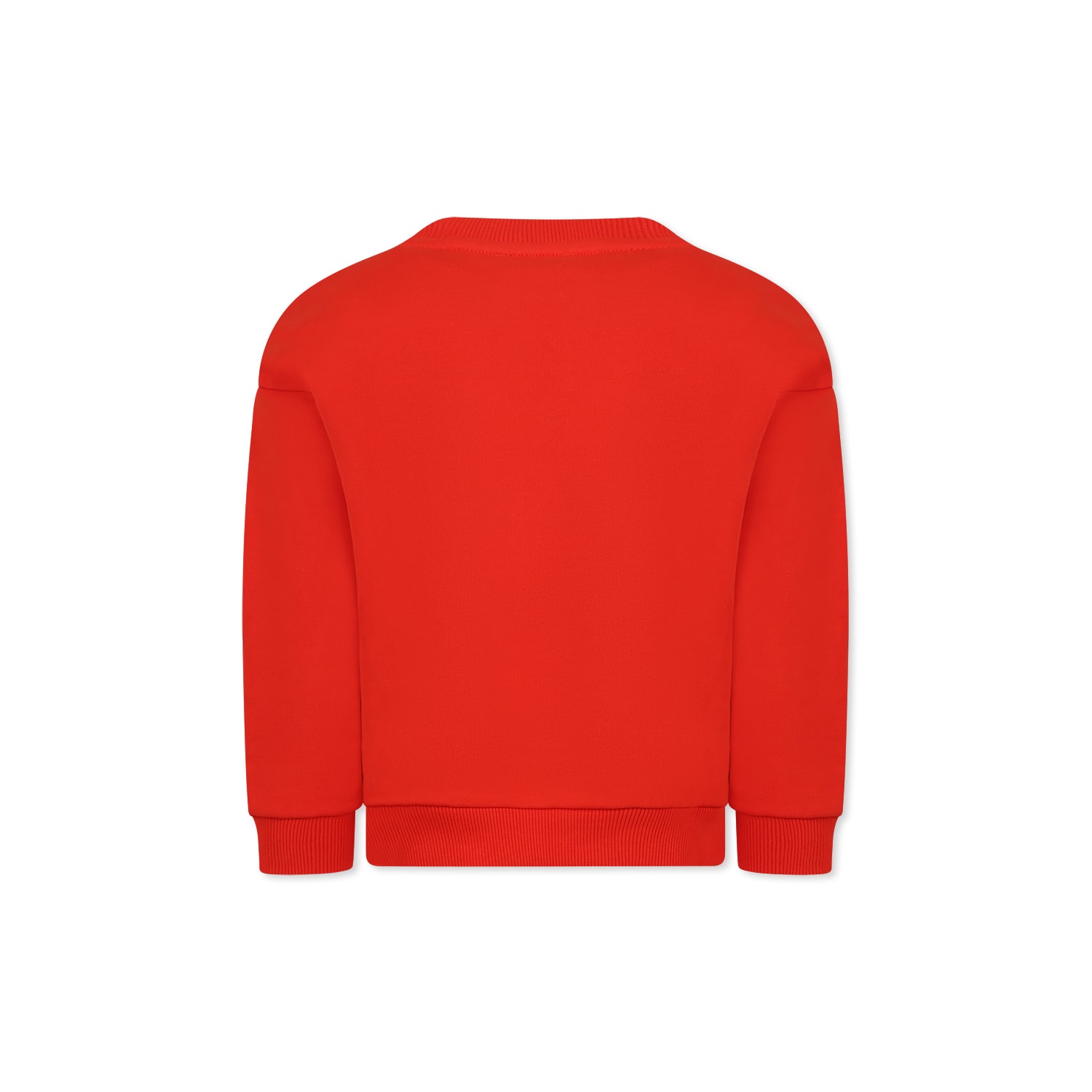 Kenzo Tiger Head-embroidered Sweatshirt In Red