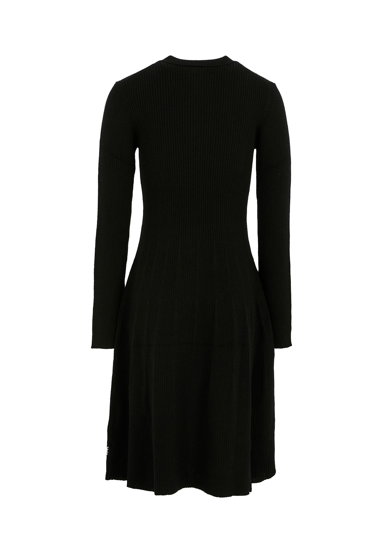 Molo Black Dress For Girl In Black