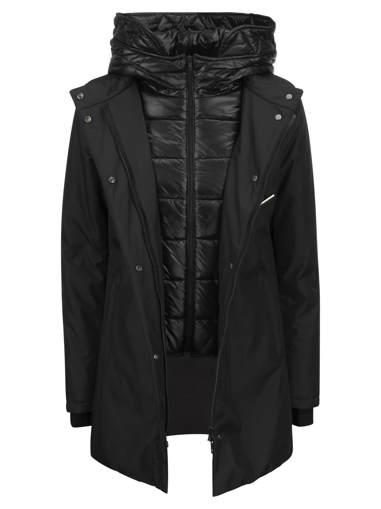Shop Fay Toggle Coat - Jacket  In Black