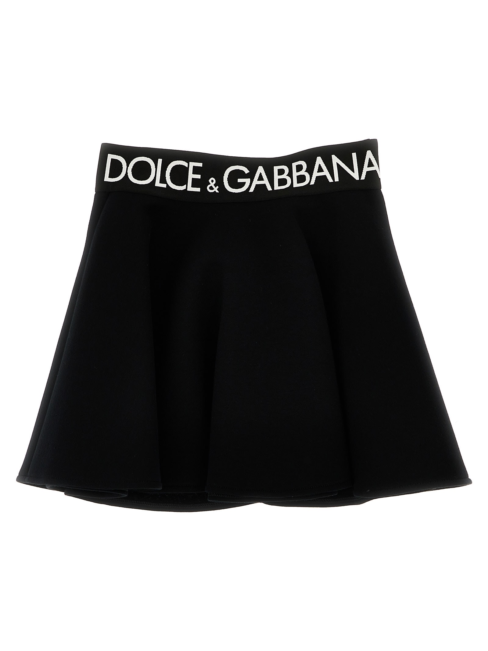 Shop Dolce & Gabbana Logo Skirt