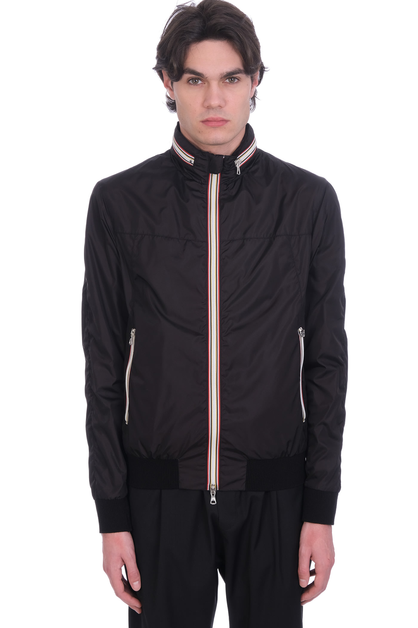 Low Brand Peter Casual Jacket In Black Nylon