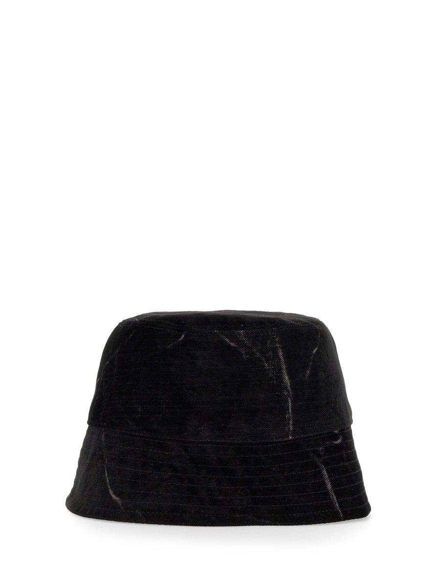 Shop Stella Mccartney Logo Embroidered Bucket Hat In Black