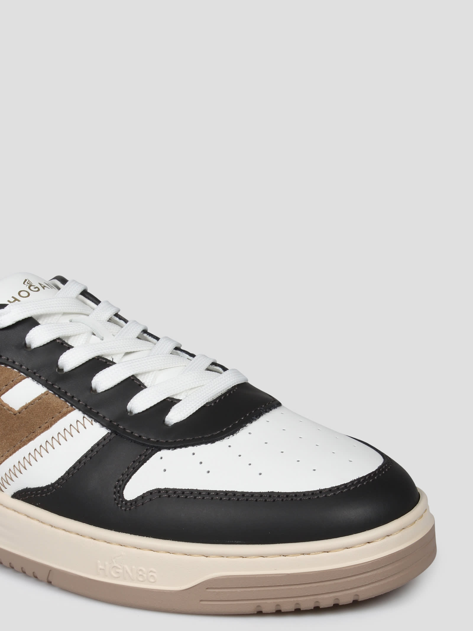 Shop Hogan H6300 Sneakers In White